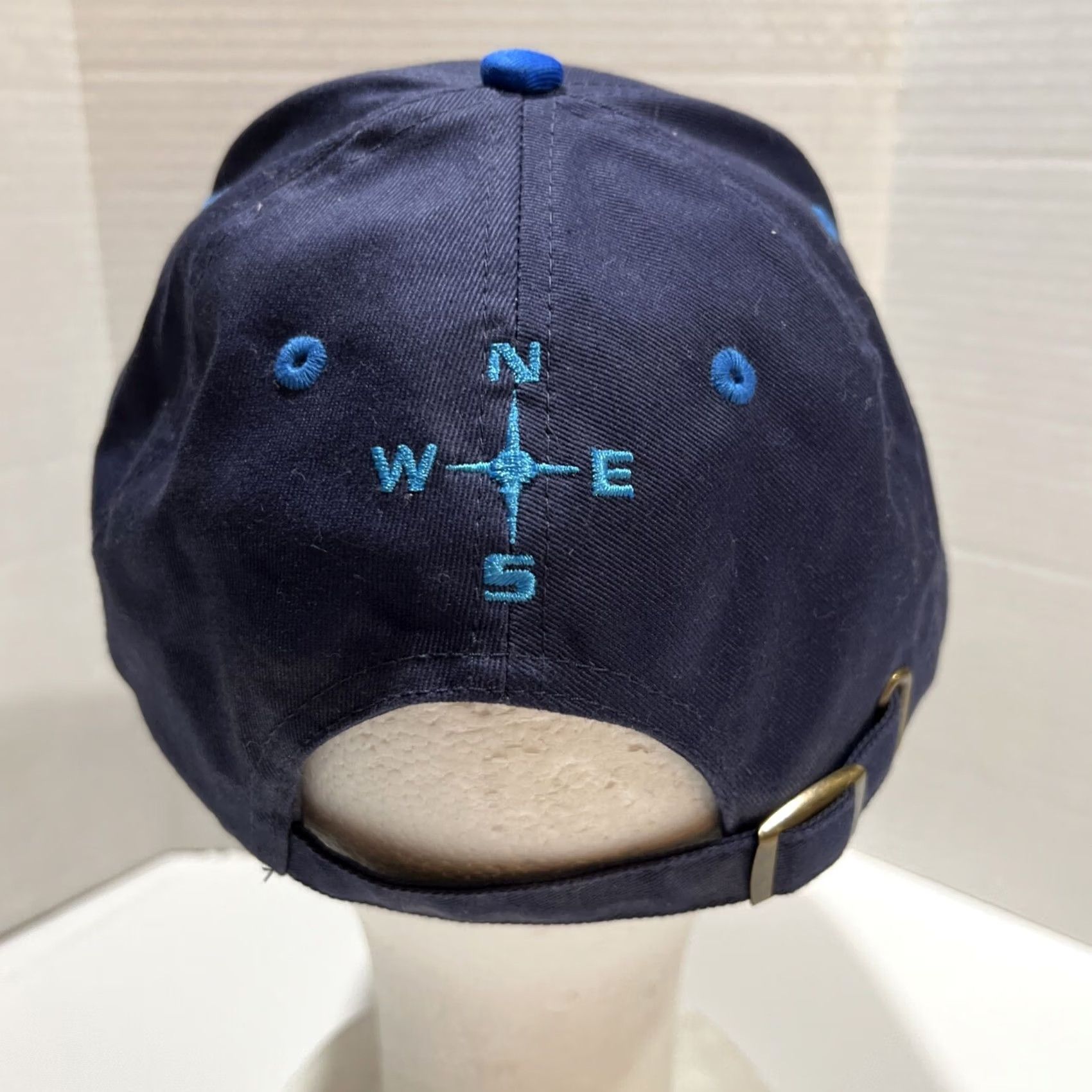 Vintage VINTAGE Headwear Hawaiian Baseball Cap Adjustable One Size Men Blue Hawaiian Islands Surfware Hat Size ONE SIZE - 5 Thumbnail