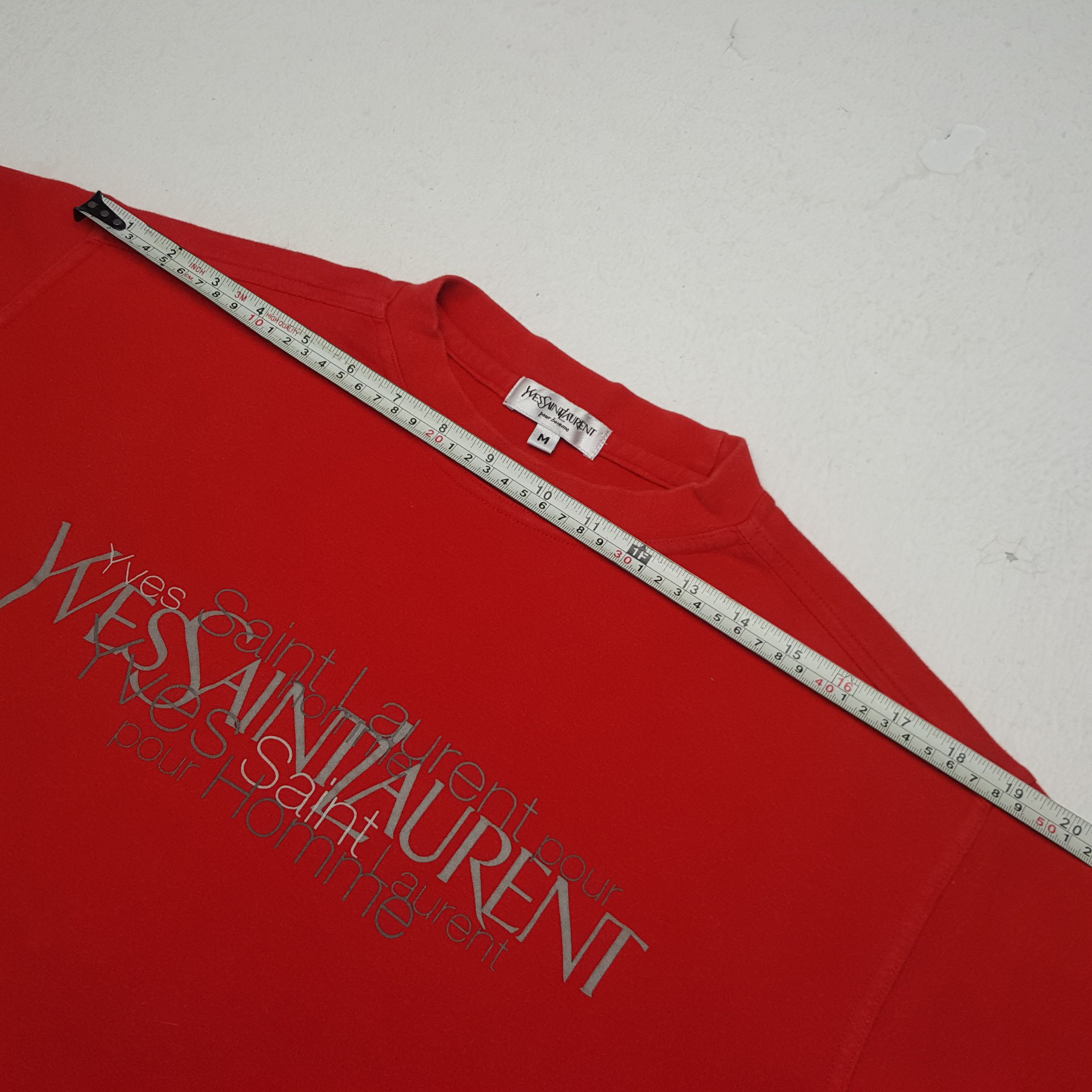 Vintage × Yves Saint Laurent Vintage Yves Saint Laurent Italian Brand Tshirt Size US XL / EU 56 / 4 - 5 Thumbnail