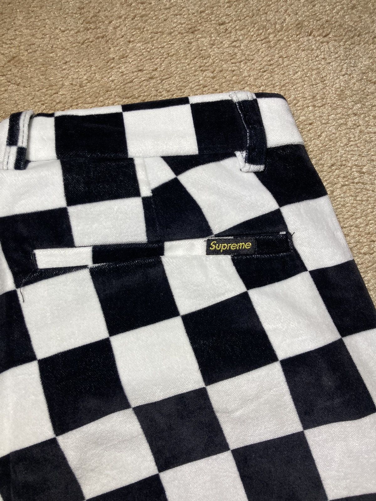 お歳暮･冬ギフト2024｜ギフト・贈り物はセブン Supreme FW20 Supreme Velvet Checkerboard 30 Checker 2020 パンツ