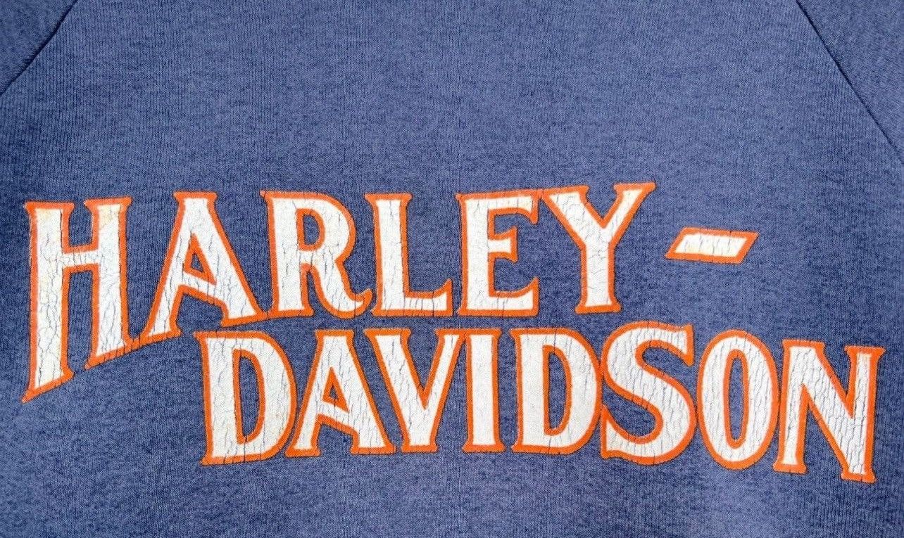 Harley Davidson × Vintage Vintage 90s Harley Davidson Spellout Logo Sweatshirt Size US S / EU 44-46 / 1 - 5 Thumbnail