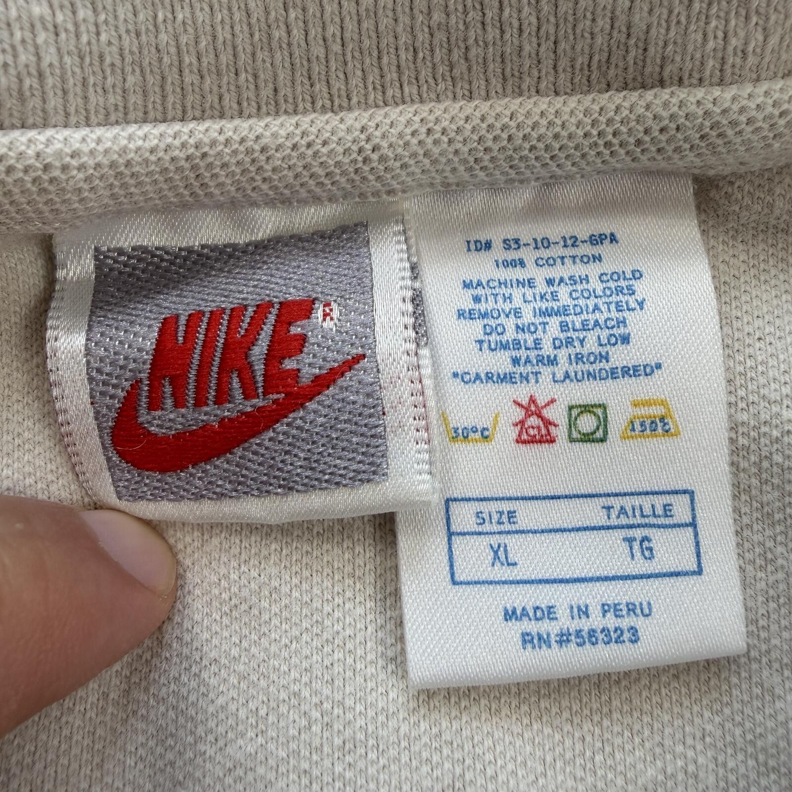 Nike Vintage Y2K Nike Tour Polo Shirt Beige Golf Mens XL Size US XL / EU 56 / 4 - 4 Thumbnail