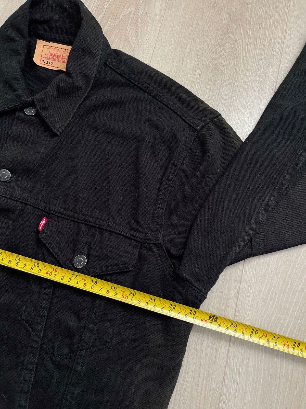 Levi's 🔥Levi's 72510 Men's black Denim Trucker Jacket levis L Size US L / EU 52-54 / 3 - 13 Thumbnail