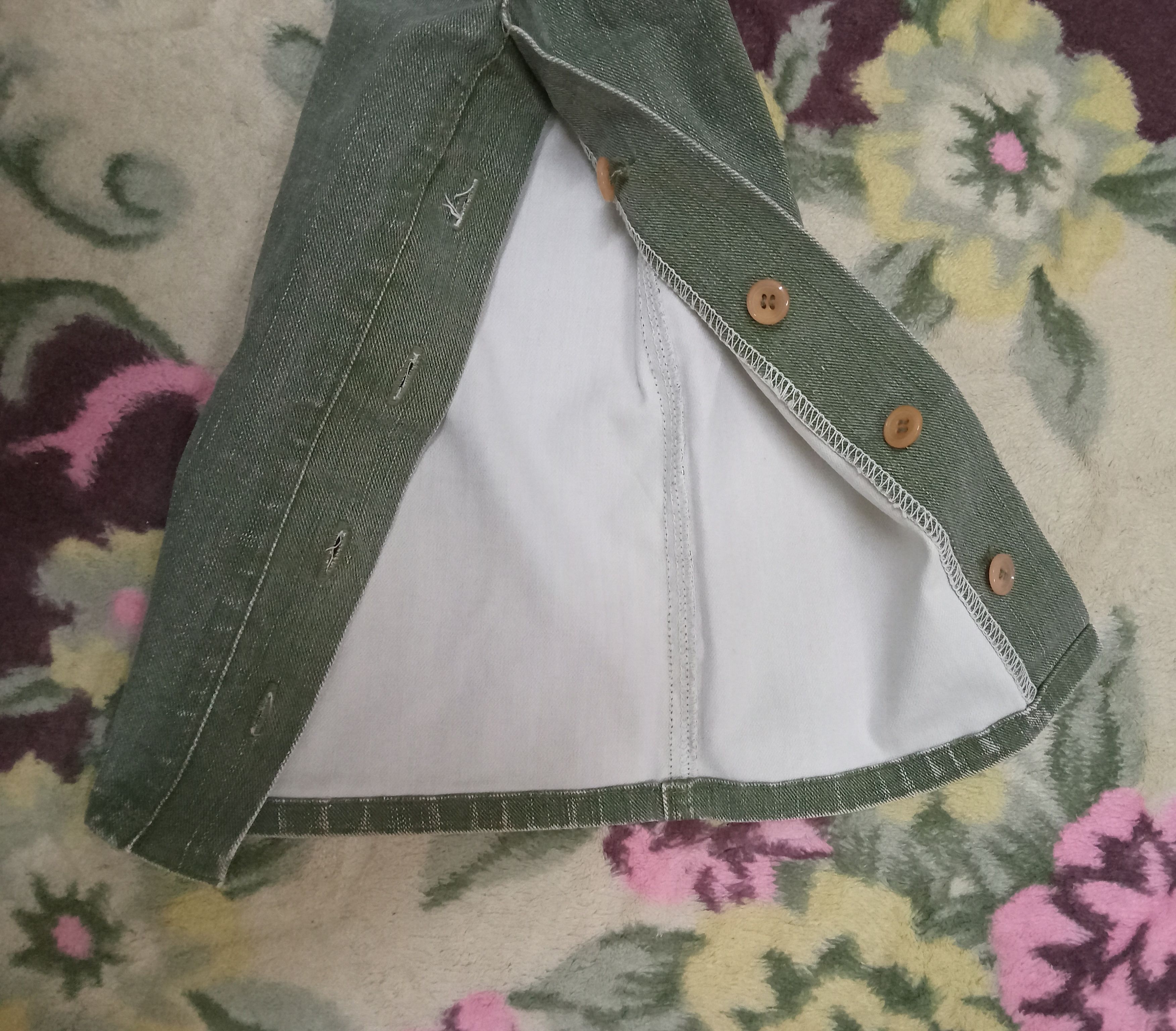 Other Ba - Tsu Batsu Buttons At Bottom Flare Pants Size 29" - 10 Thumbnail