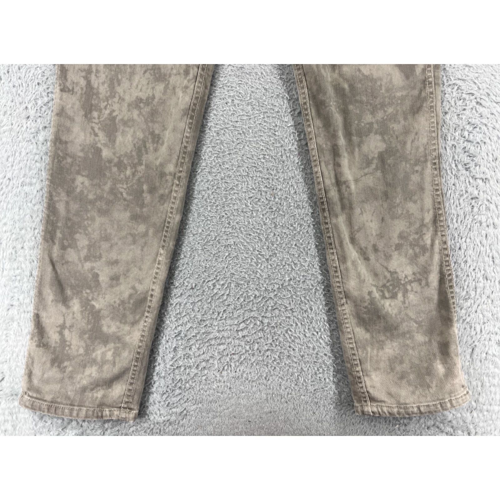 Calvin Klein Calvin Klein Jeans Women 31 Beige Denim Straight Leg Mid Rise Acid Wash Pants Size 24" / US 00 / IT 34 - 6 Thumbnail