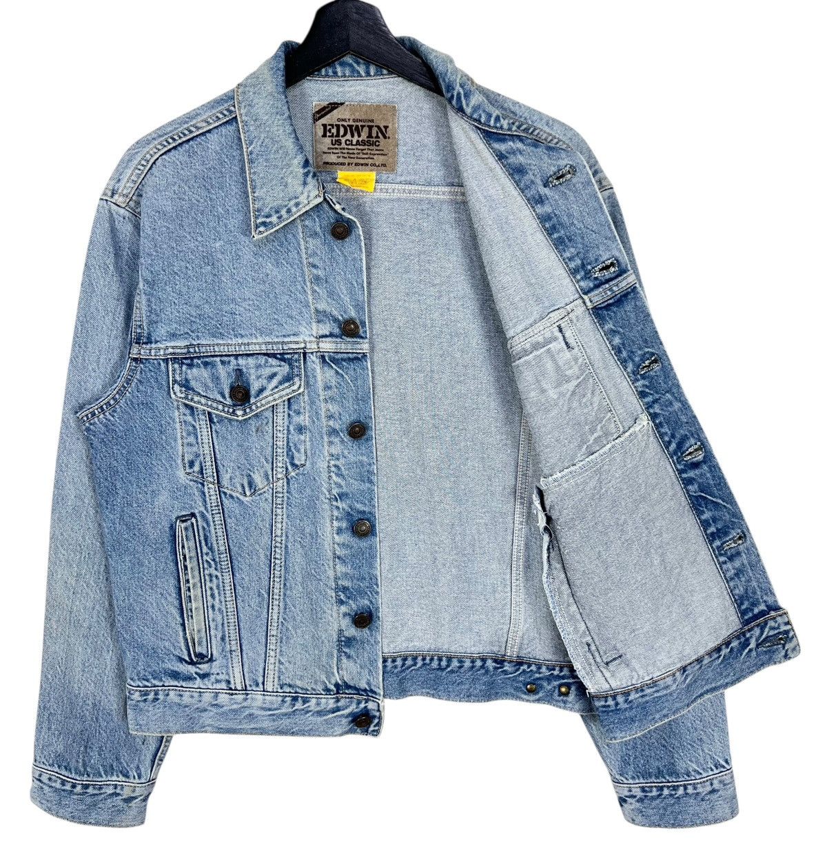 Edwin × Vintage Vintage Edwin Denim Trucker Jacket Size US L / EU 52-54 / 3 - 7 Thumbnail