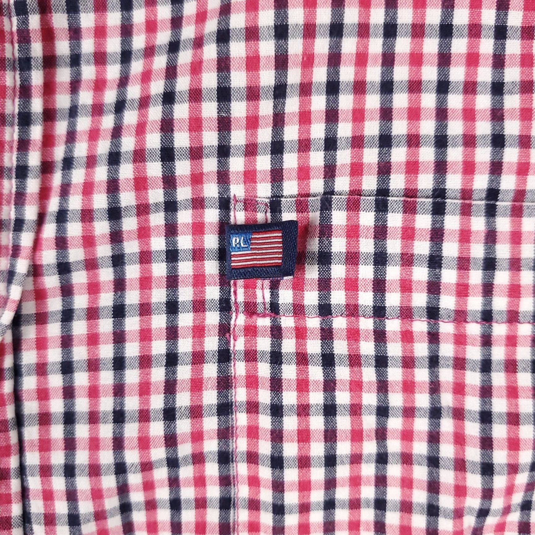 Ralph Lauren Ralph Lauren Shirt Mens Small Blue Check Button-Up Short Sleeve, Cotton, Regular Fit, Collared, Logo, Vintage? No Size US S / EU 44-46 / 1 - 2 Thumbnail