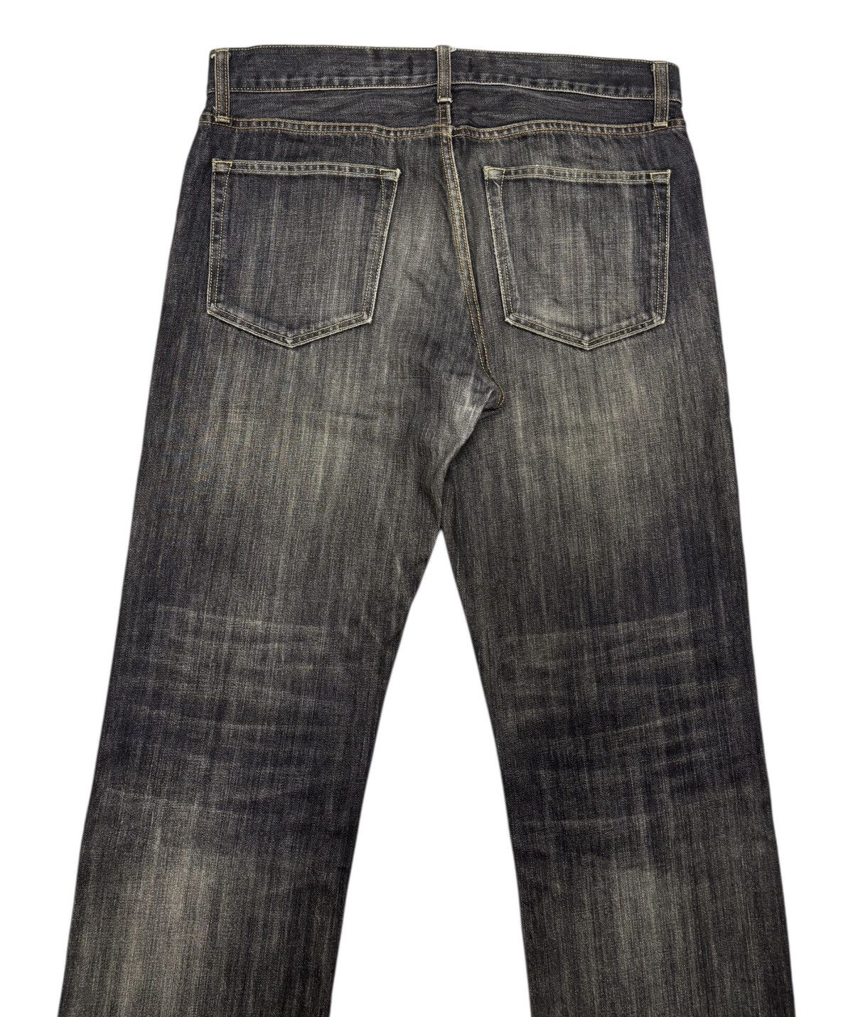 Undercover RUSTY BLACK BAGGY JEANS UNIQLO DISTRESSED DENIM Size US 34 / EU 50 - 4 Thumbnail