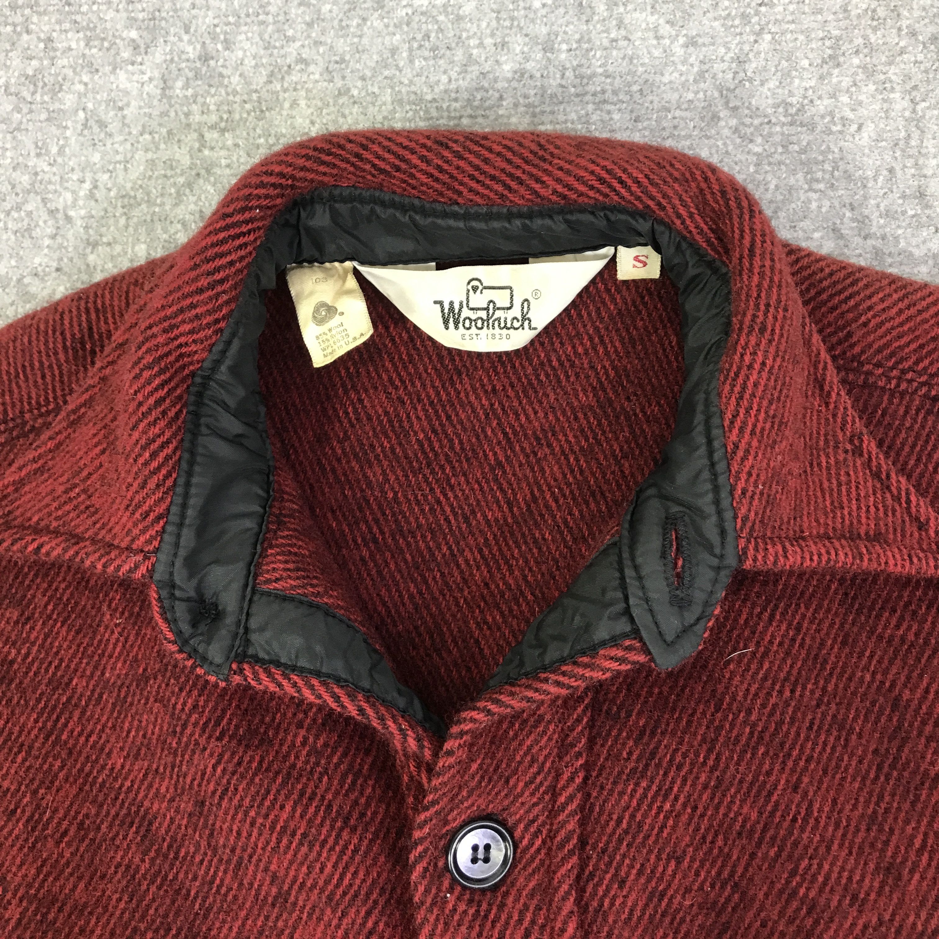 Woolrich Woolen Mills 90s WOOLRICH WOOL BUTTON JACKETK 107B14 Size US S / EU 44-46 / 1 - 8 Thumbnail