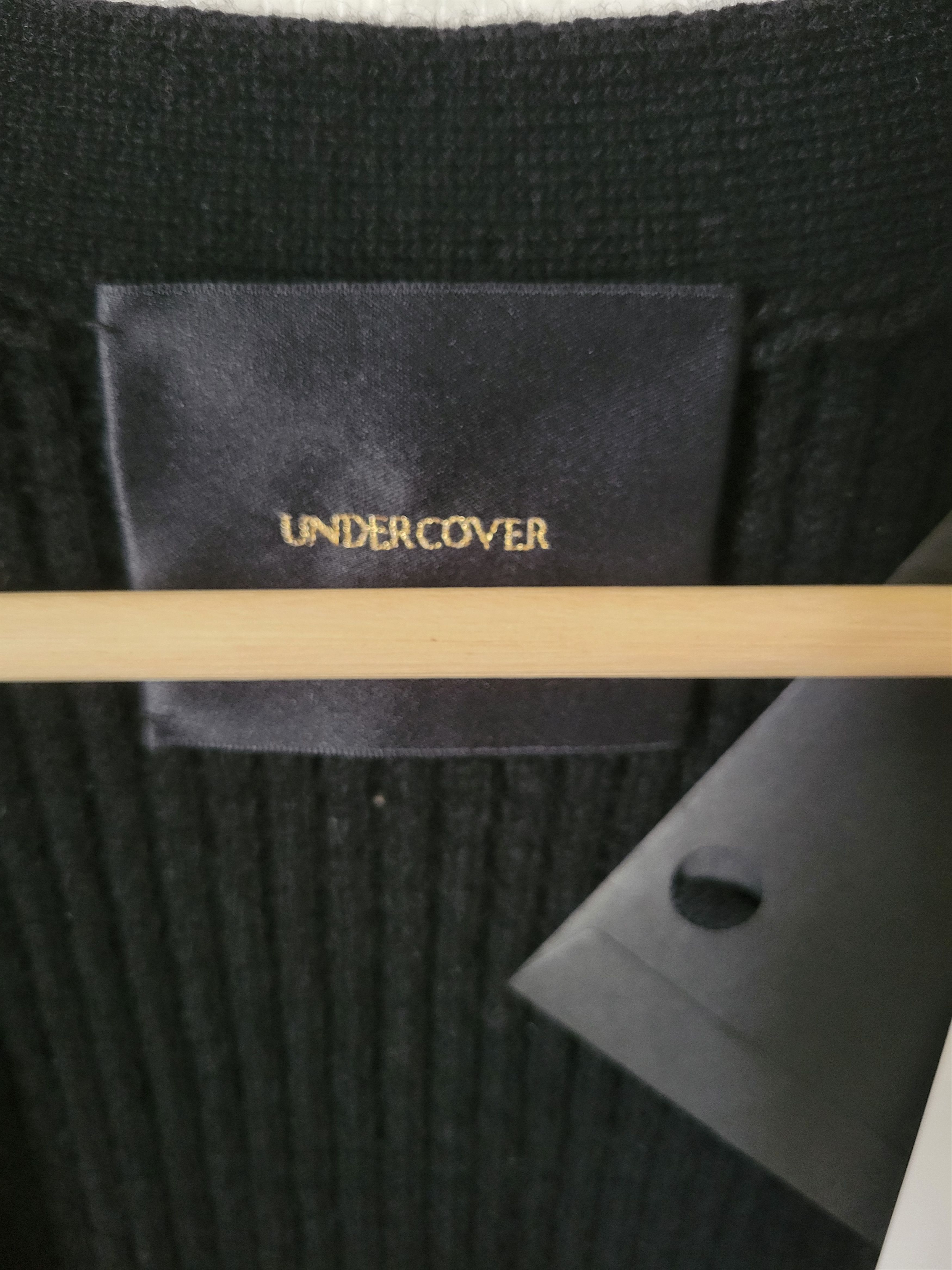 Undercover [BNWT] AW15 Black Cashmere Knit Cardigan Size US M / EU 48-50 / 2 - 7 Thumbnail