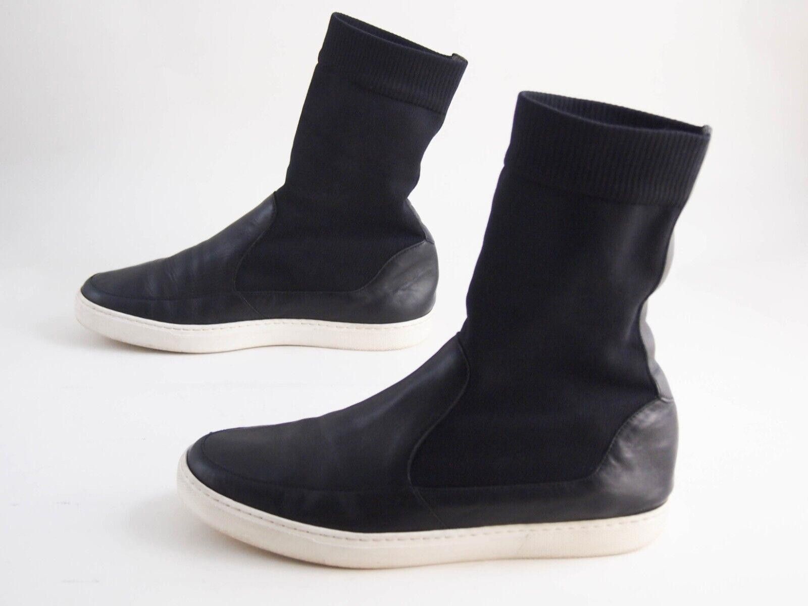 Jil Sander Jil Sander High Top Sock Sneakers Black Size EU 38 US 8 Size US 8 / IT 38 - 2 Thumbnail