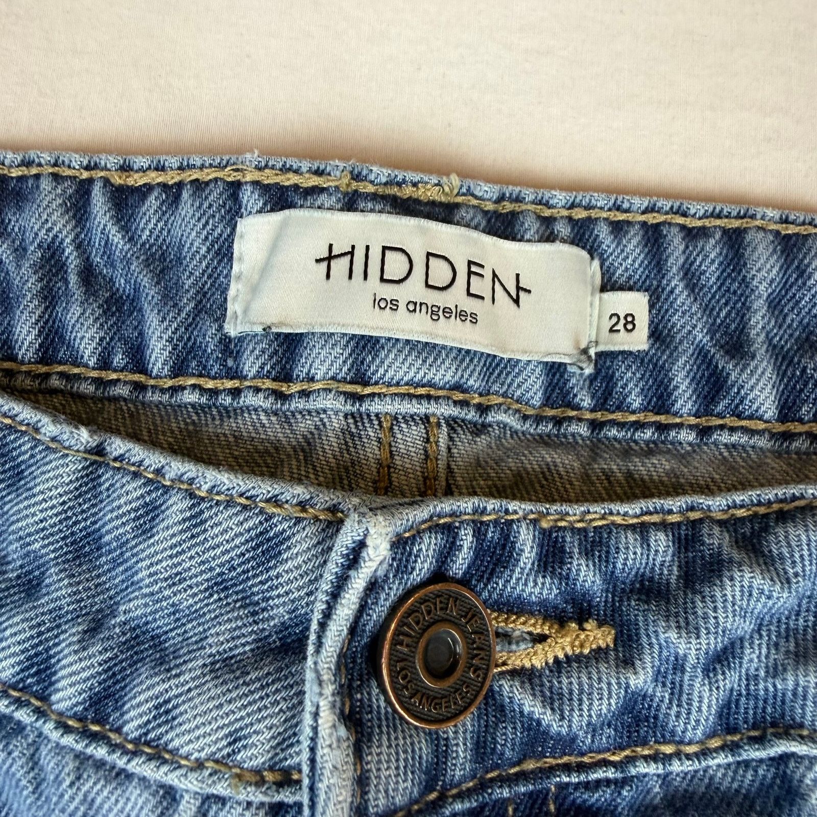 HIDDEN Hidden Los Angeles Wide Leg Cargo Jeans Size 28 Size 28" / US 6 / IT 42 - 3 Thumbnail
