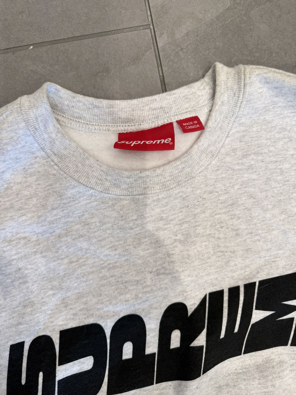 Supreme Supreme Sideways Logo Crewneck Size US M / EU 48-50 / 2 - 2 Thumbnail