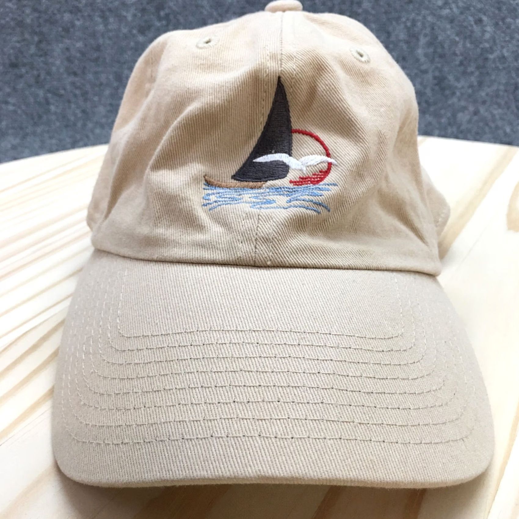 Logo 7 Baseball Cap True Mettle Mens Beige OS Adjustable Curved Brim Embroidered Logo Size ONE SIZE - 2 Thumbnail