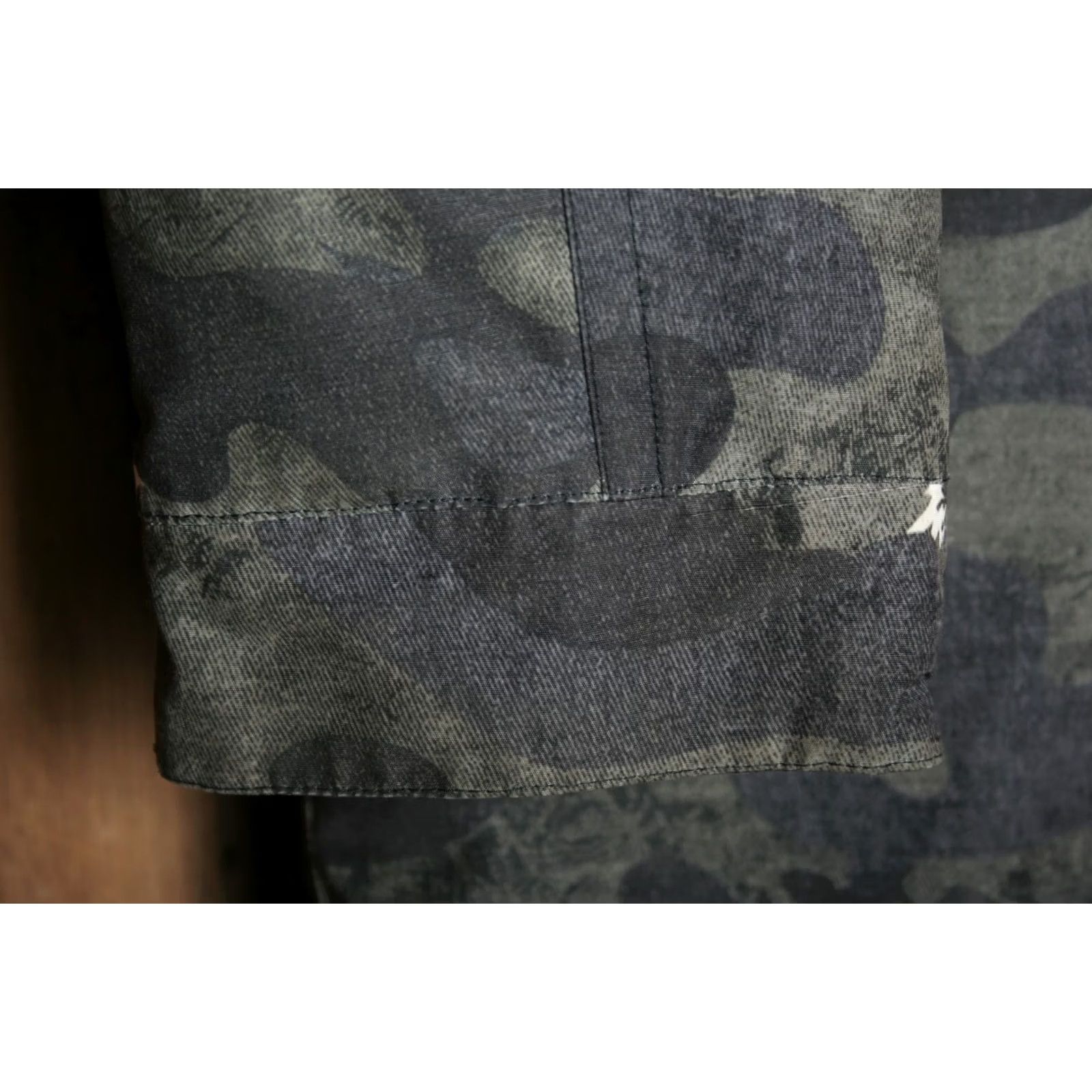 Vintage VITALITY LOGICAL Floral Camouflage Down Insulated Hooded Parka Women's L Coat Size L / US 10 / IT 46 - 7 Thumbnail
