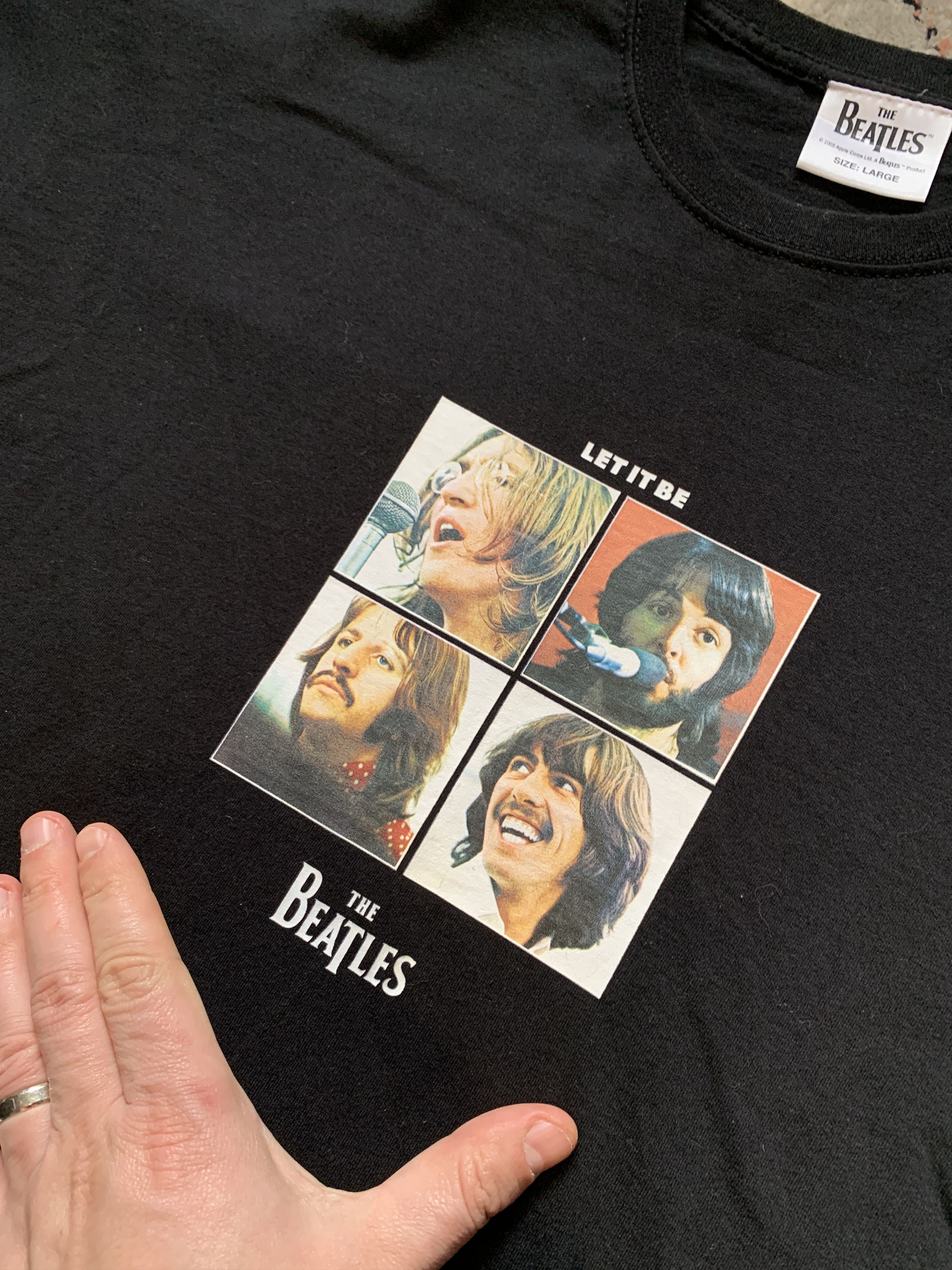 Other The Beatles 2005 Let It Be Vintage Tee Size US L / EU 52-54 / 3 - 3 Thumbnail