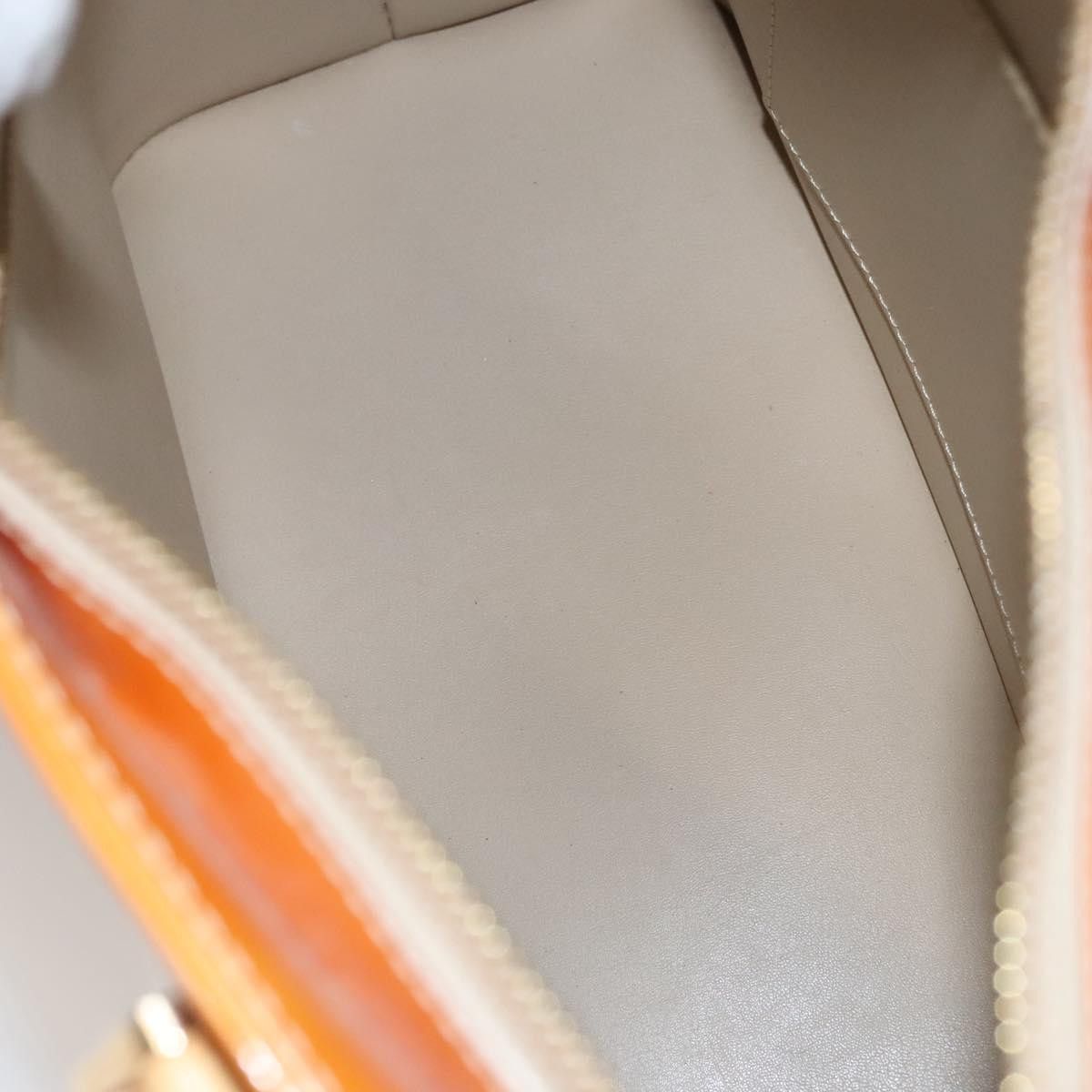Louis Vuitton LOUIS VUITTON Monogram Vernis Houston Hand Bag Jaune M91121 Size ONE SIZE - 11 Thumbnail