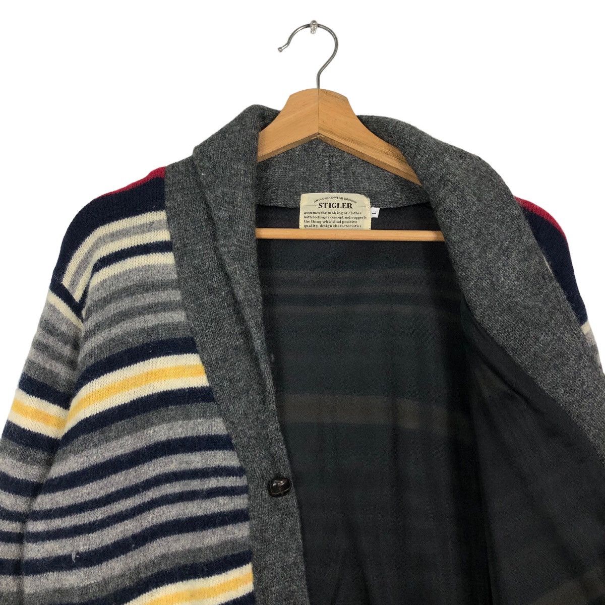 Japanese Brand 🔥Stigler Cardigan Jacket Knit Navajo Aztec Design Style Size US L / EU 52-54 / 3 - 10 Thumbnail