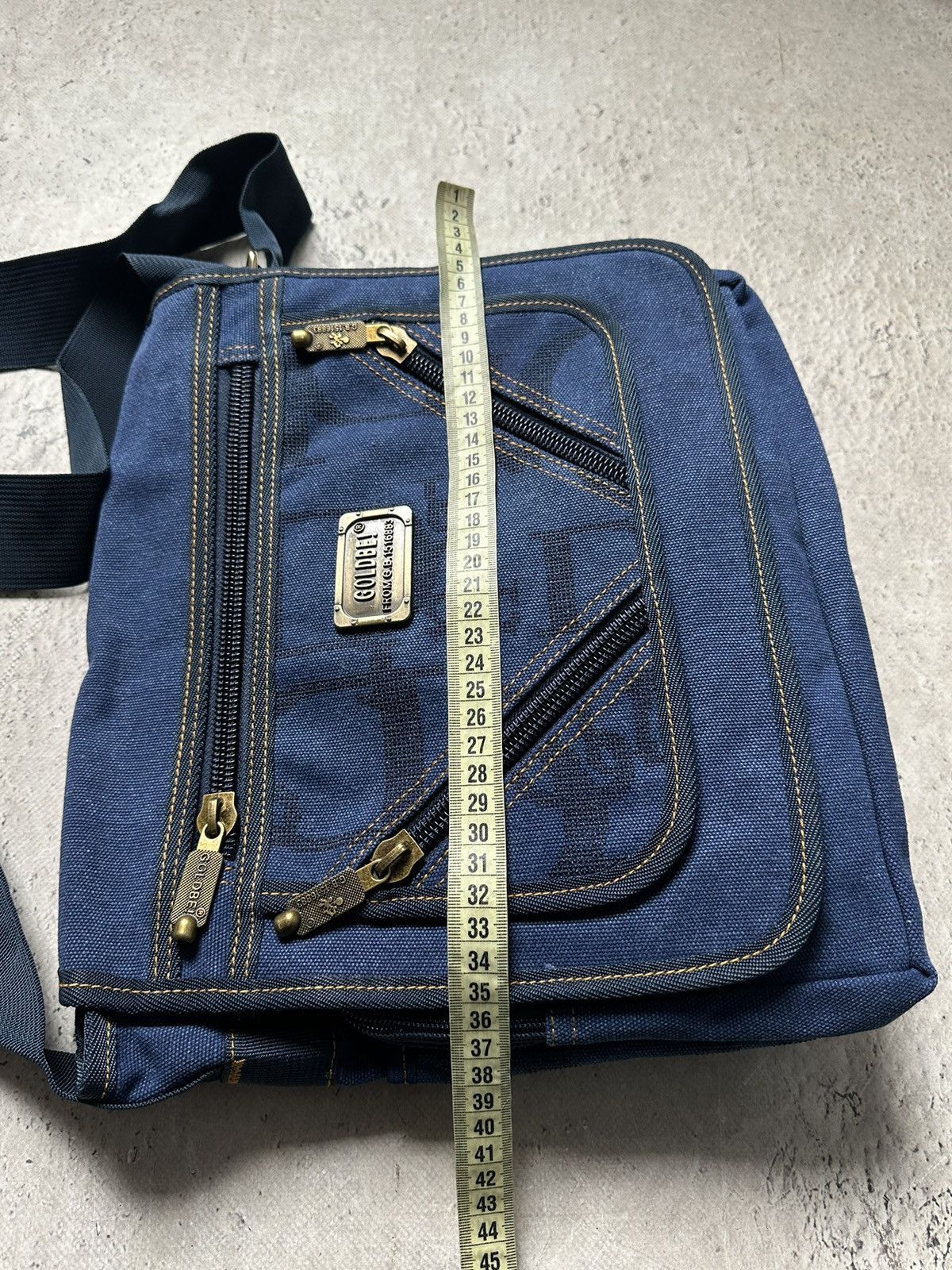 14th Addiction Vintage Diesel Style Military Y2k Avantgarde Messenger Bag Size ONE SIZE - 9 Thumbnail