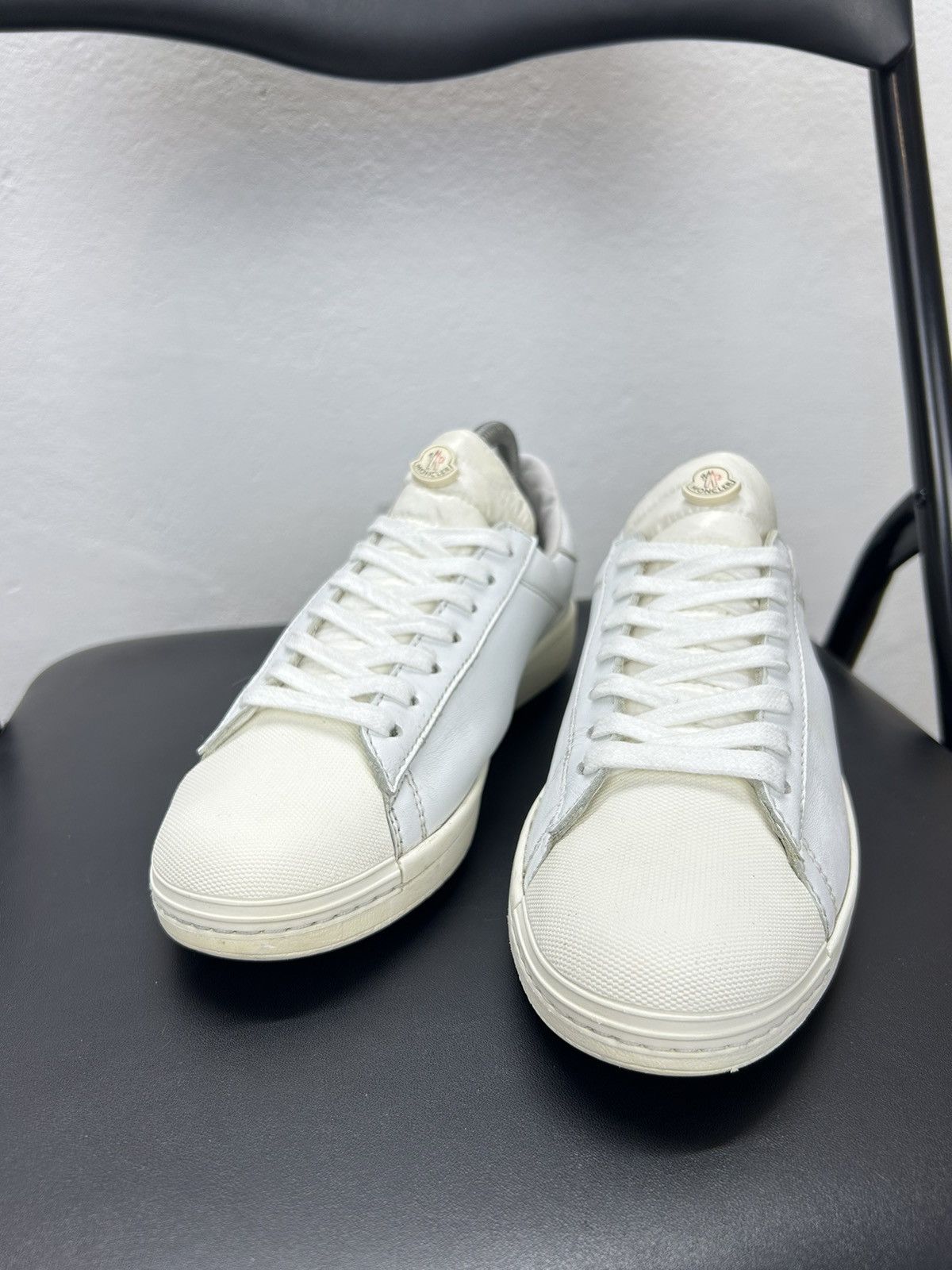 Moncler Moncler Angeline Leather Sneakers - Size 36 EUR Size US 6 / IT 36 - 5 Thumbnail