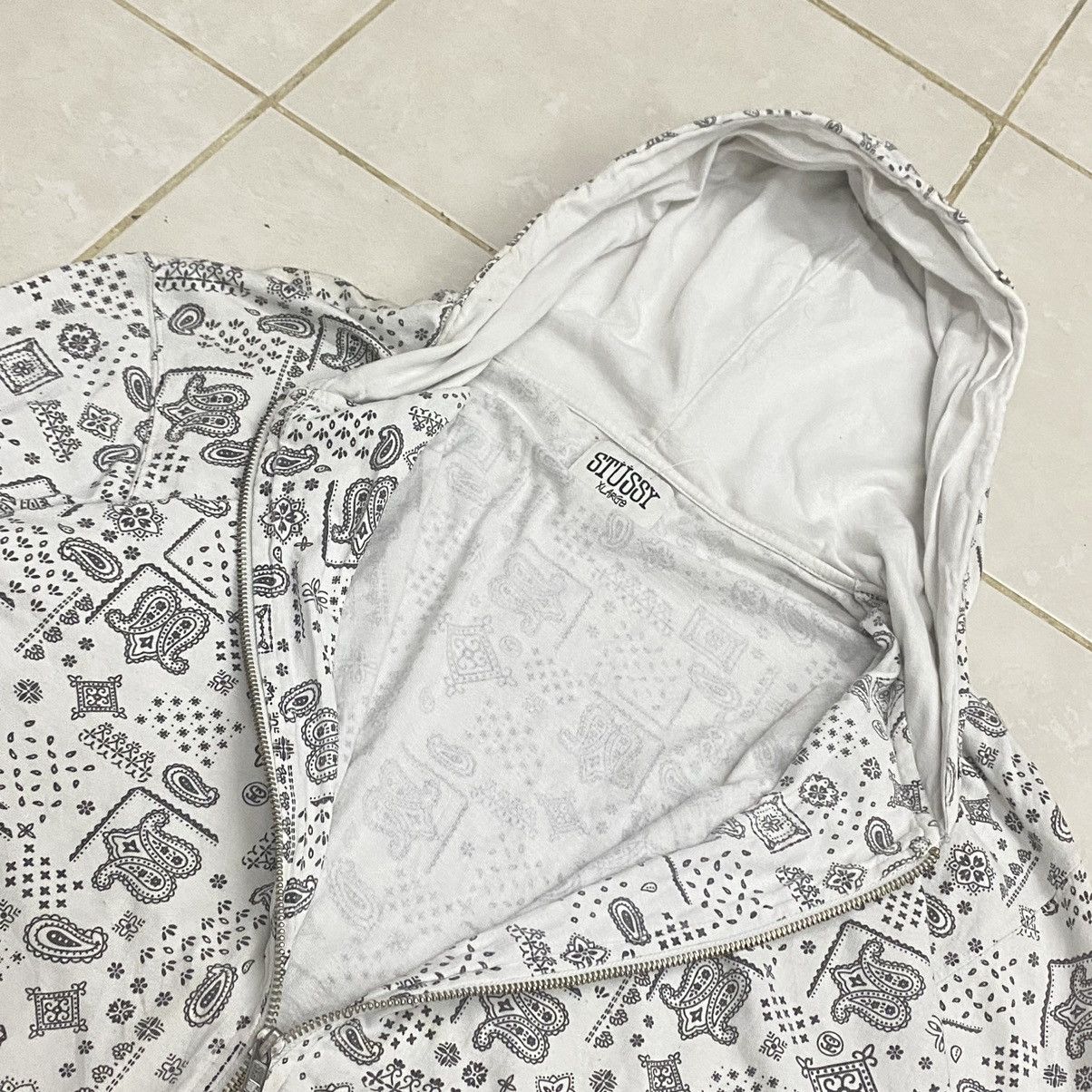 Stussy Stussy full print paisley zip up hoodie Size US XL / EU 56 / 4 - 11 Thumbnail