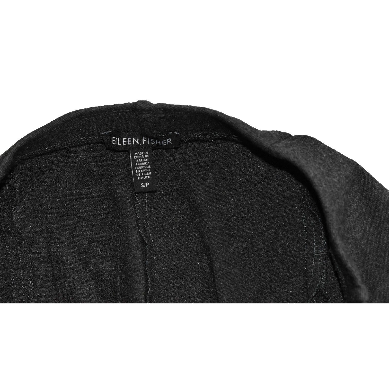 Eileen Fisher EILEEN FISHER Charcoal Viscose Blend Pull On Pants Size S Size 29" - 4 Thumbnail