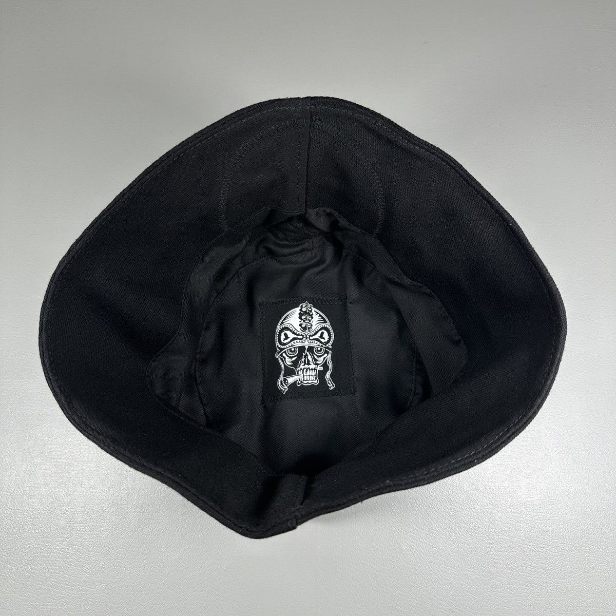 Other Marc Vachon Pink Star Print Black Wool Blend Bucket Hat Size ONE SIZE - 6 Thumbnail