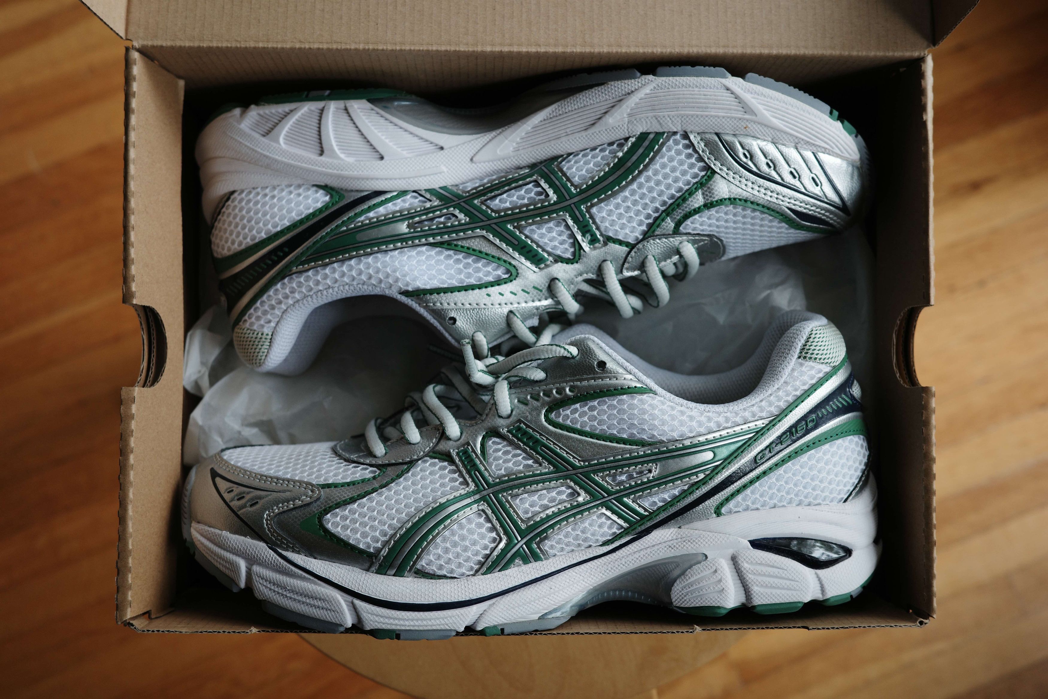 Asics Asics GT-2160 White Shamrock Green Size US 8.5 / EU 41-42 - 6 Thumbnail