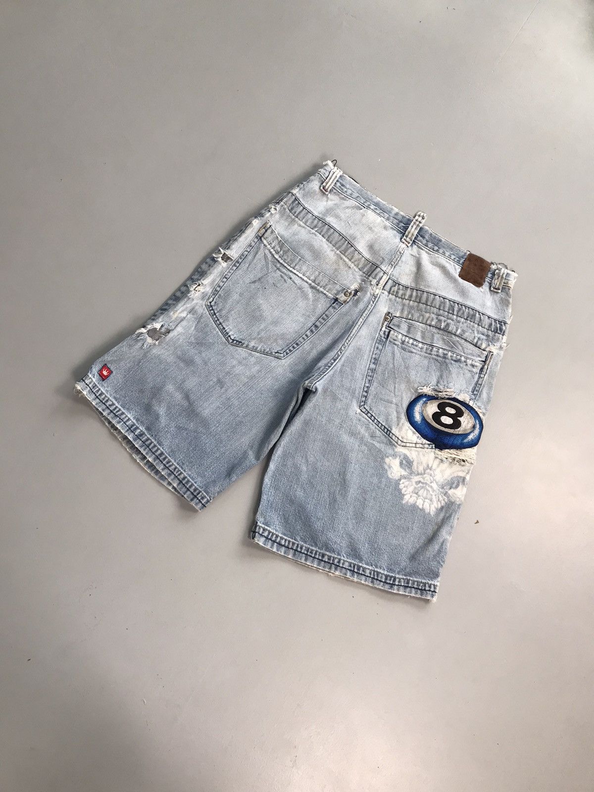 JNCO Vintage Jnco embroidered distressed jort Size US 34 / EU 50 - 13 Thumbnail