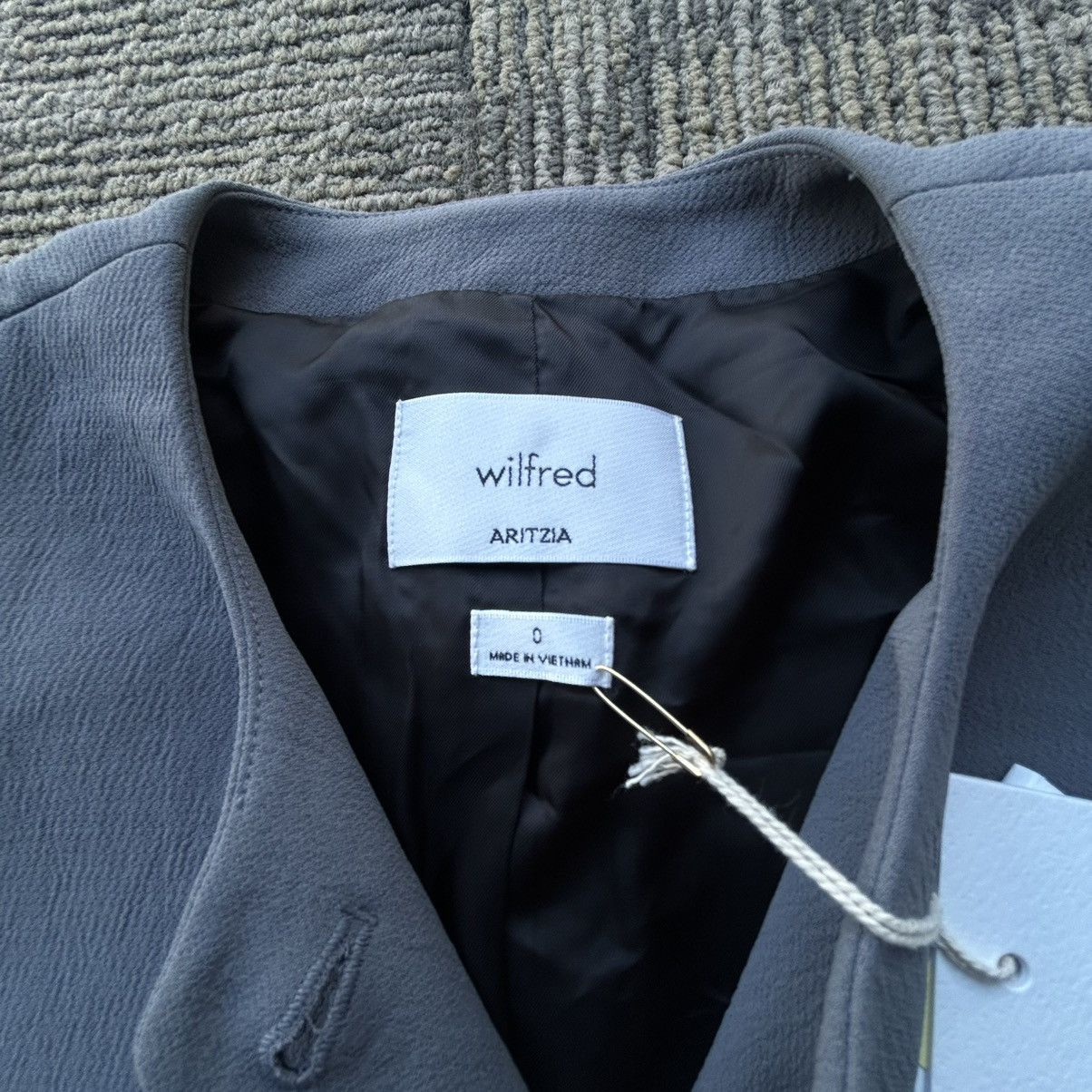 Aritzia Aritzia Wilfred Paradox Crepette Grey Jacket Size XS / US 0-2 / IT 36-38 - 5 Thumbnail