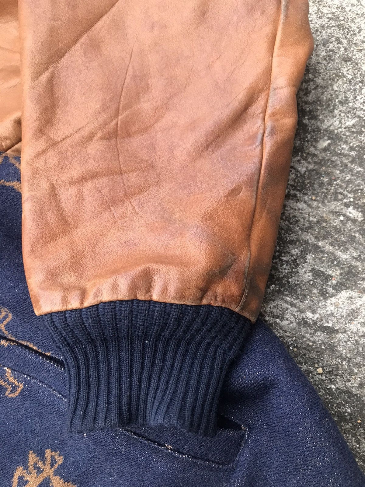 Pendleton × Vintage Pendleton Western Wear Wool Jacket Leather Sleeves Size US M / EU 48-50 / 2 - 6 Thumbnail