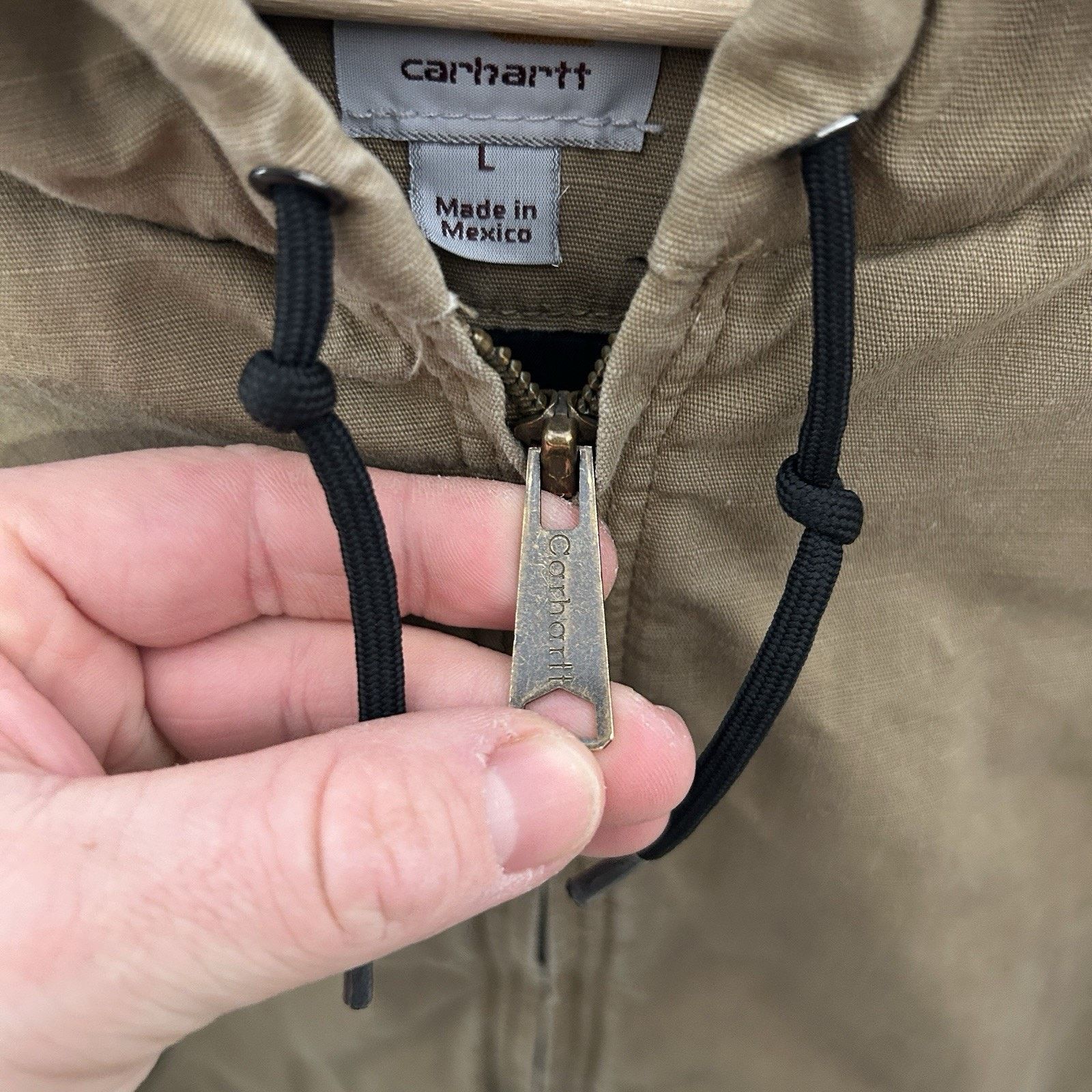 Carhartt Vintage Carhartt Quilted Ripstop Active Jacket “Dark Khaki” Size L / US 10 / IT 46 - 14 Thumbnail