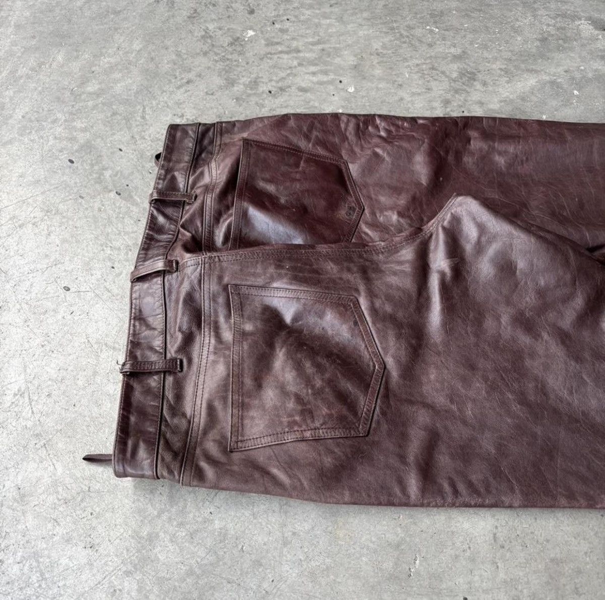 Gap × Yeezy Gap vintage leather pants Size US 38 / EU 54 - 6 Thumbnail