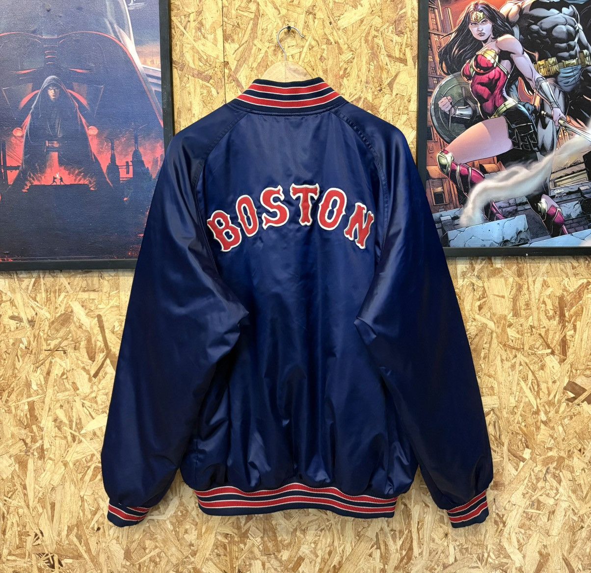 Nike Vintage Nike MLB Boston Varsity Jacket 🔥 Size US XL / EU 56 / 4 - 7 Thumbnail