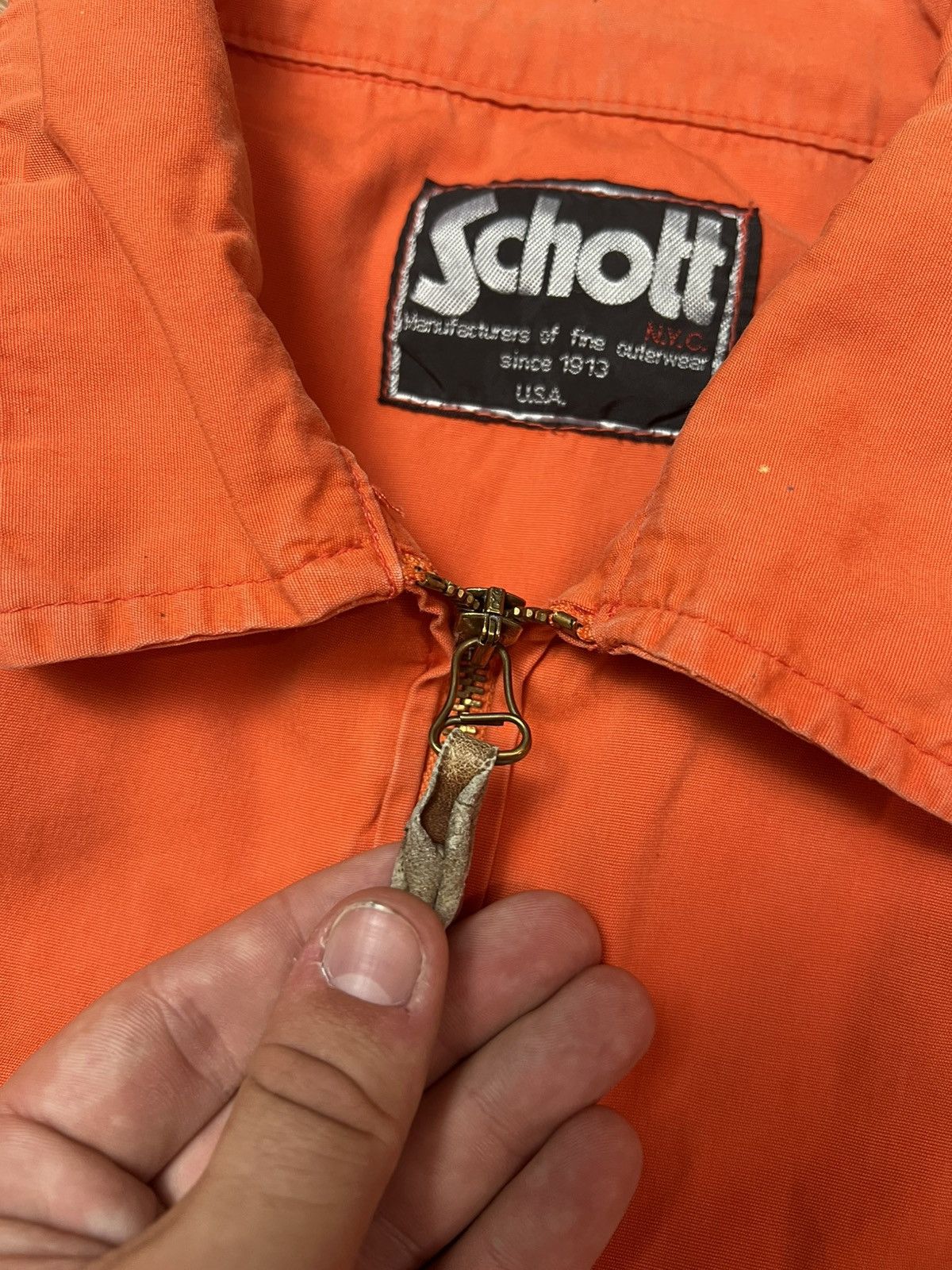 Schott Schott NYC Vintage Harrington Bomber USA Size US XL / EU 56 / 4 - 11 Thumbnail