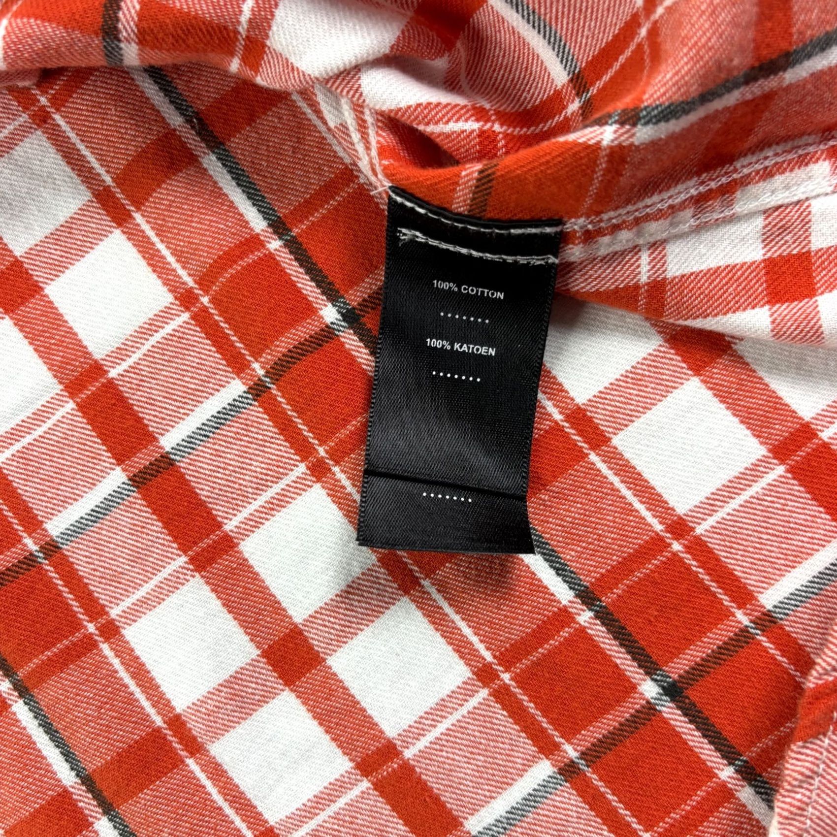 Harley Davidson Harley-Davidson Shirt Mens 3XL Orange Plaid Button-Up Short Sleeve Casual Biker Pockets Size US XXL / EU 58 / 5 - 6 Thumbnail