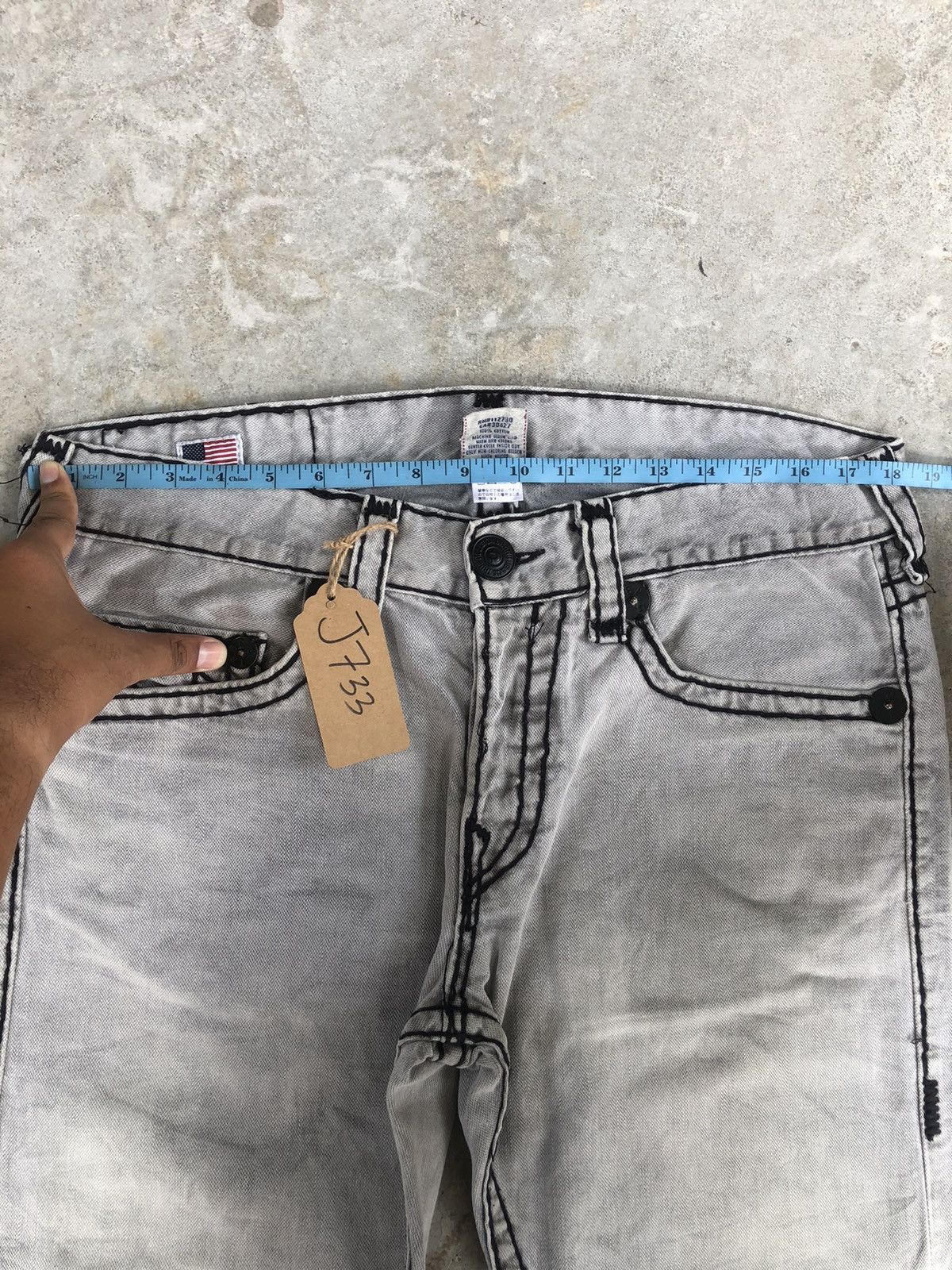 True Religion Vintage True Religion Rocco Super T Distressed Jeans Size US 36 / EU 52 - 16 Thumbnail
