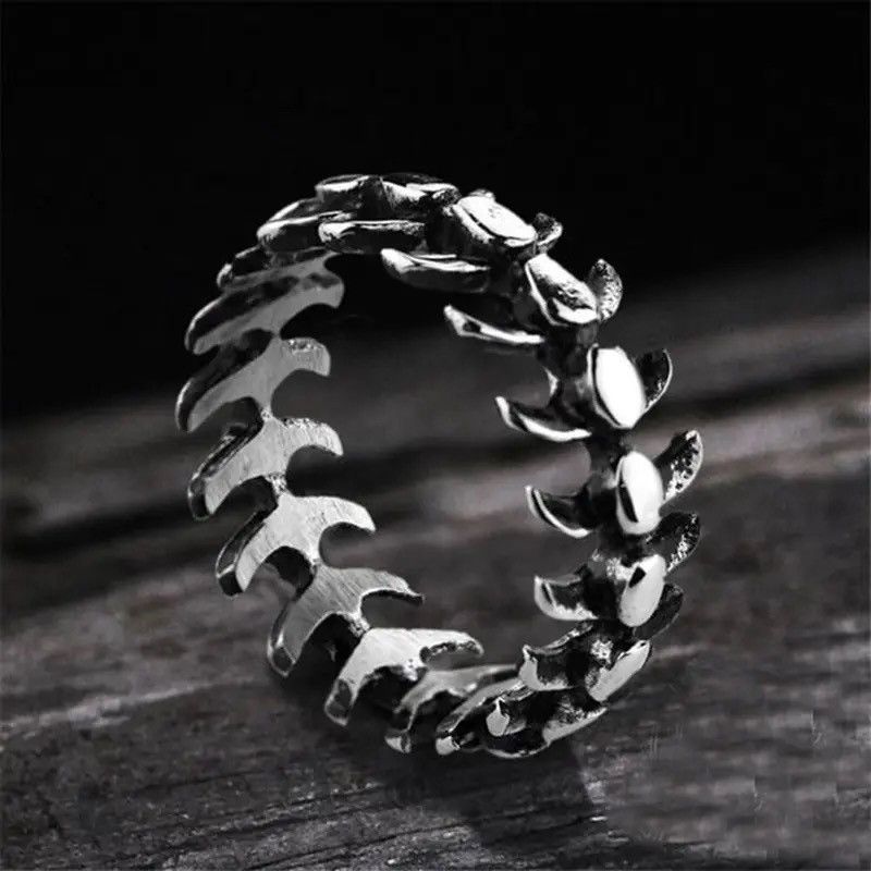 Jewelry Retro Punk Gothic Style Ring Size ONE SIZE - 1 Thumbnail