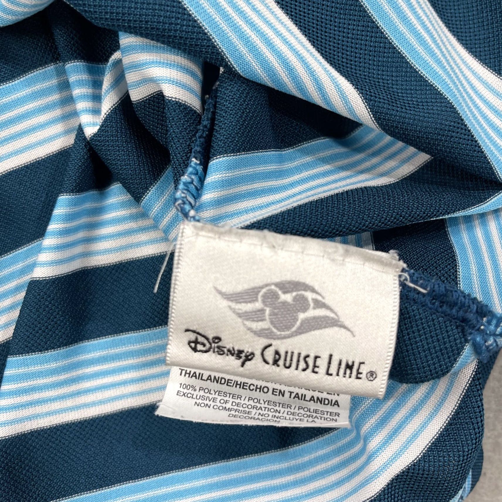 Nike Nike Golf Polo Shirt Mens L Blue Dri-Fit Tour Performance Striped Polo Size US L / EU 52-54 / 3 - 5 Thumbnail