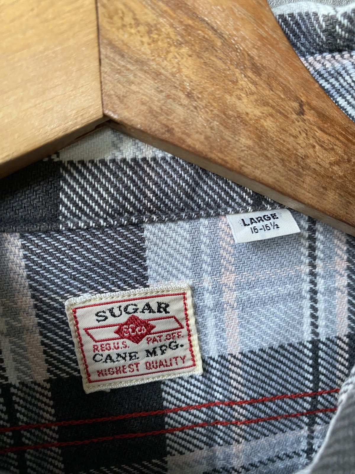 Sugar Cane Vintage Sugar Cane Japan Flannel Shirt Size US L / EU 52-54 / 3 - 14 Thumbnail