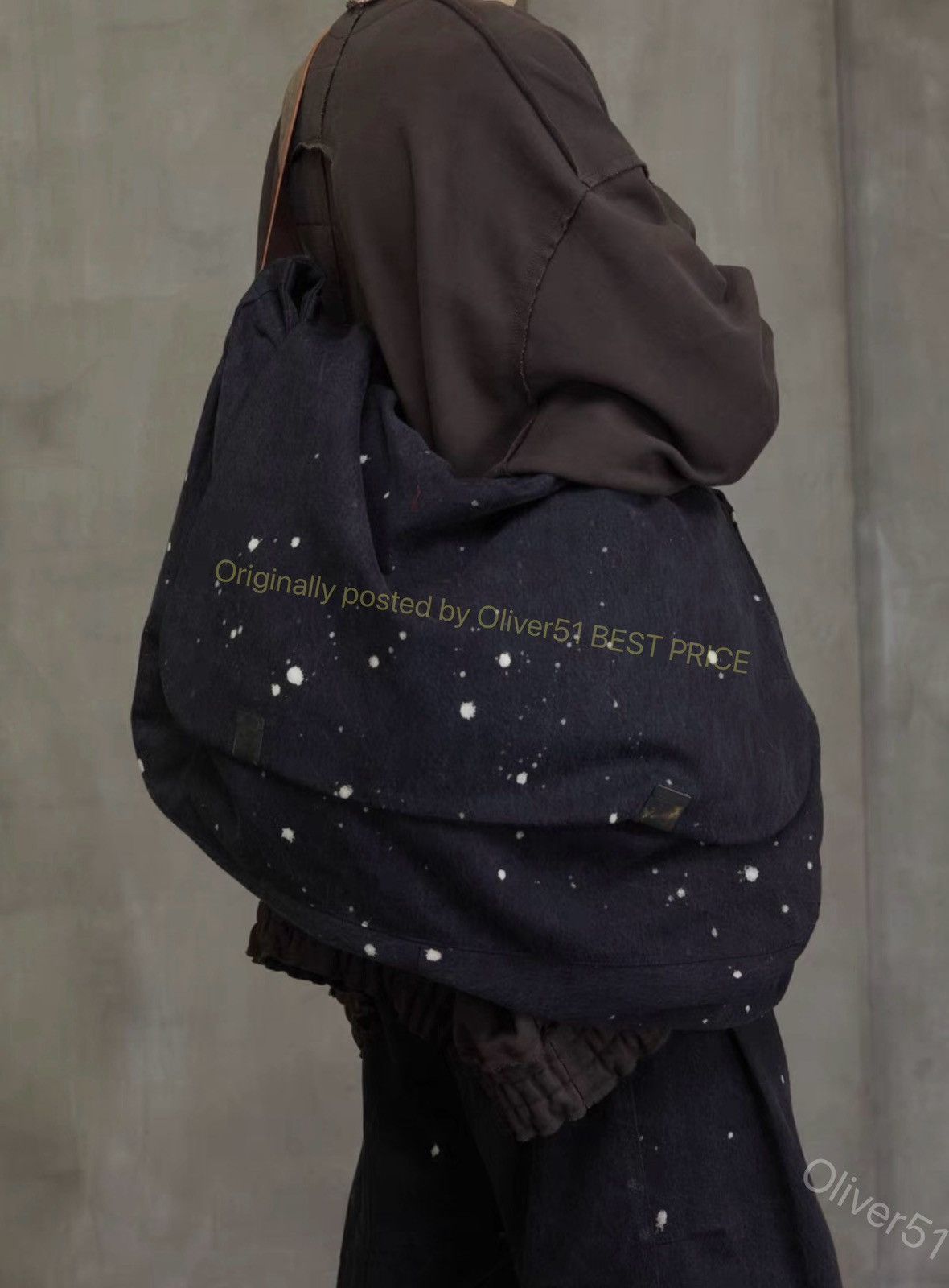 Ziggy Chen Ziggy Chen x Iolom 24AW ink‑splatter large bag YYYY17/2610 Size ONE SIZE - 7 Thumbnail