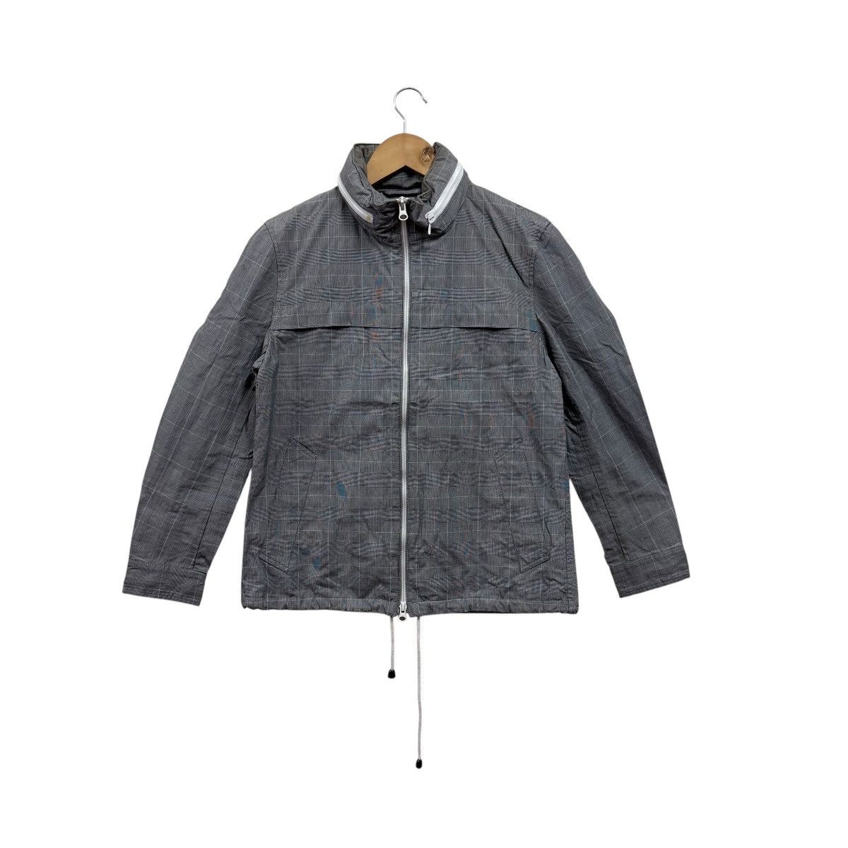 Paul Smith Paul Smith Grey Plaid Jacket Windbreaker Size US M / EU 48-50 / 2 - 1 Thumbnail