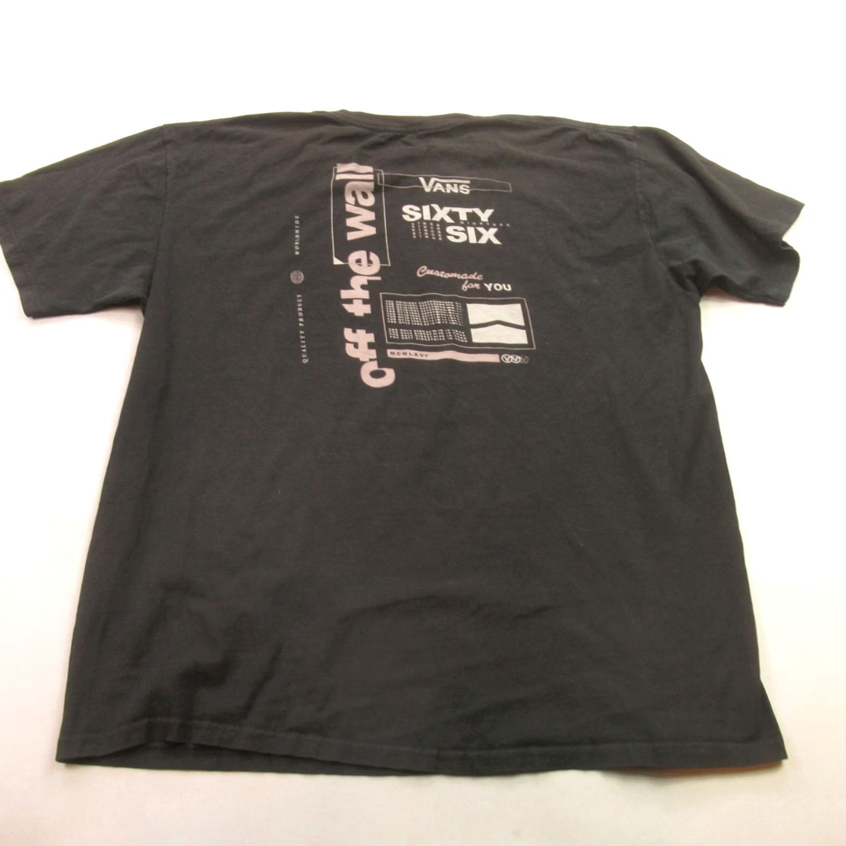 Vans Vans Shirt Mens XL Short Sleeve Crew Neck Black Lightweight Classic Fit Size US XL / EU 56 / 4 - 5 Thumbnail