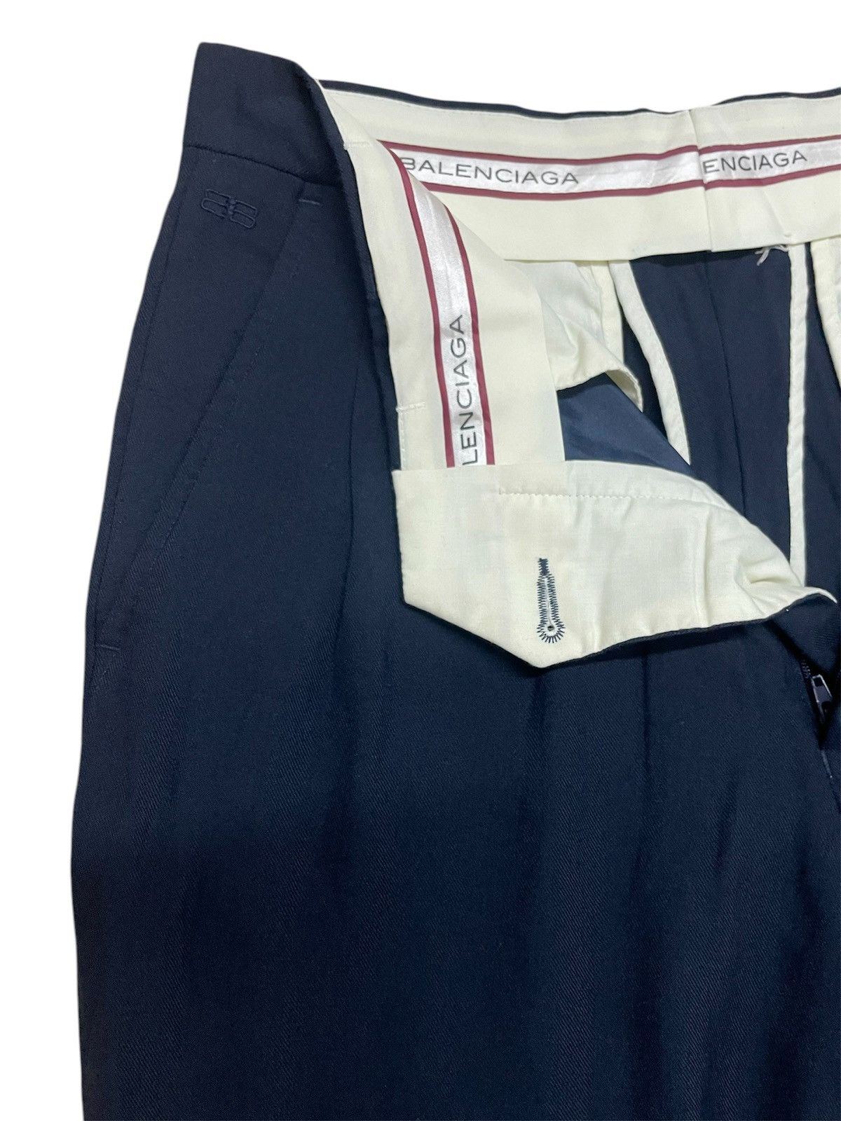 Balenciaga OFFER🔥Vintage balenciaga baggy wool pants Size 28" / US 6 / IT 42 - 13 Thumbnail