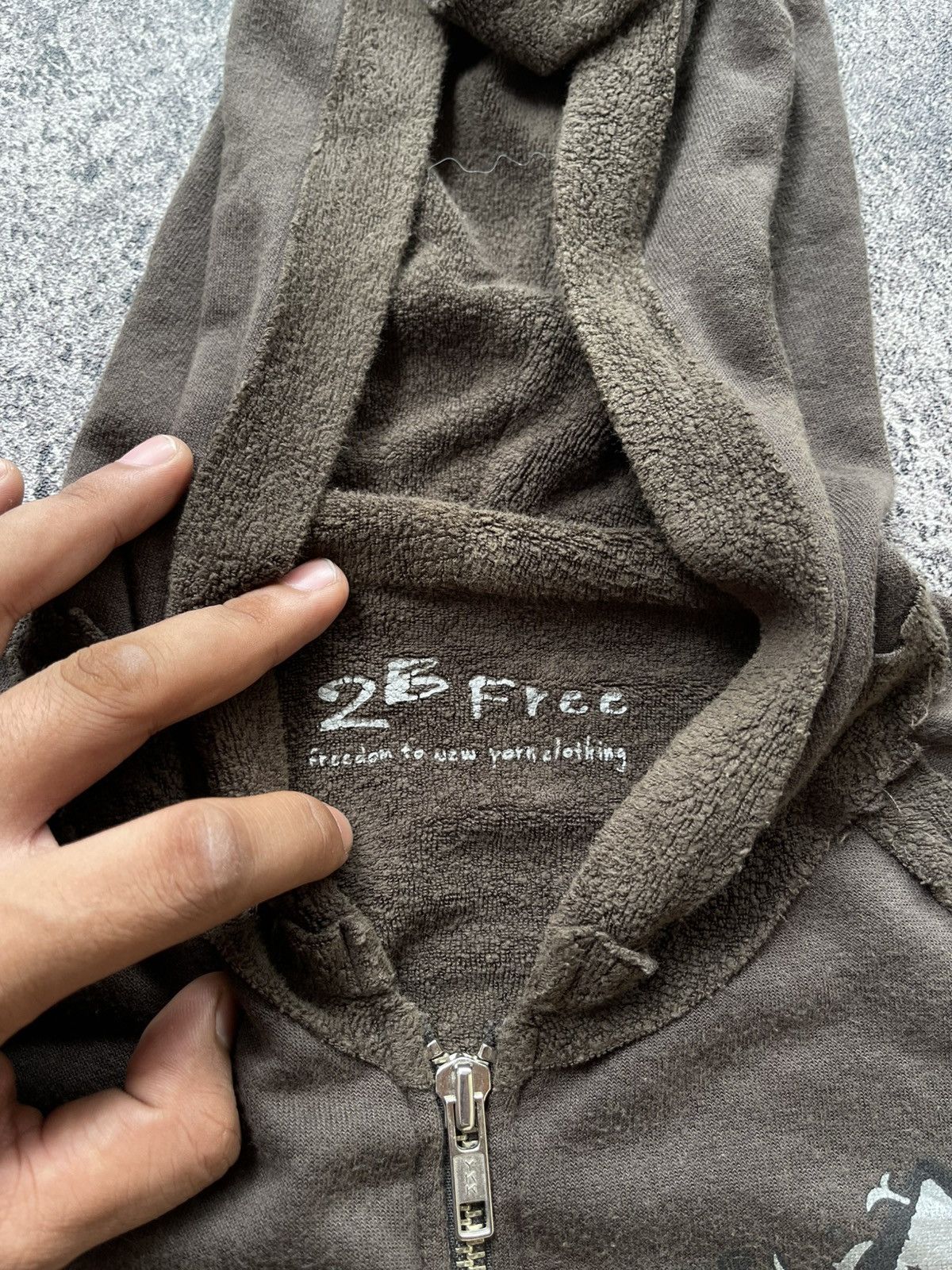 Japanese Brand Y2K 2B FREE VKEI STYLE BOXY HOODIE Size US S / EU 44-46 / 1 - 8 Thumbnail