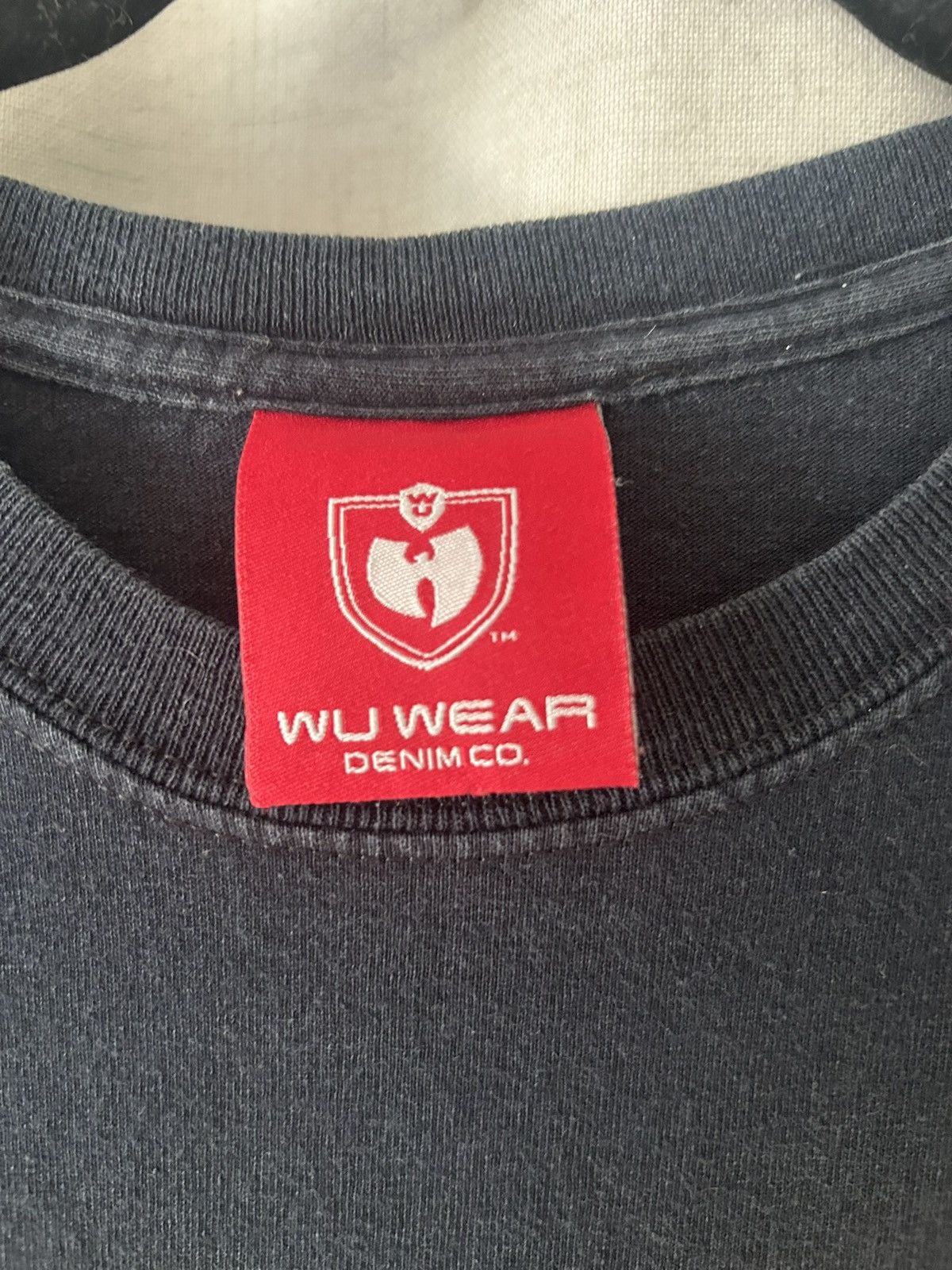 Wu-Tang Clan Wu-Wear Denim ‘Faces’ Tee • Rare • Vintage • Sz-Med Size US M / EU 48-50 / 2 - 5 Thumbnail