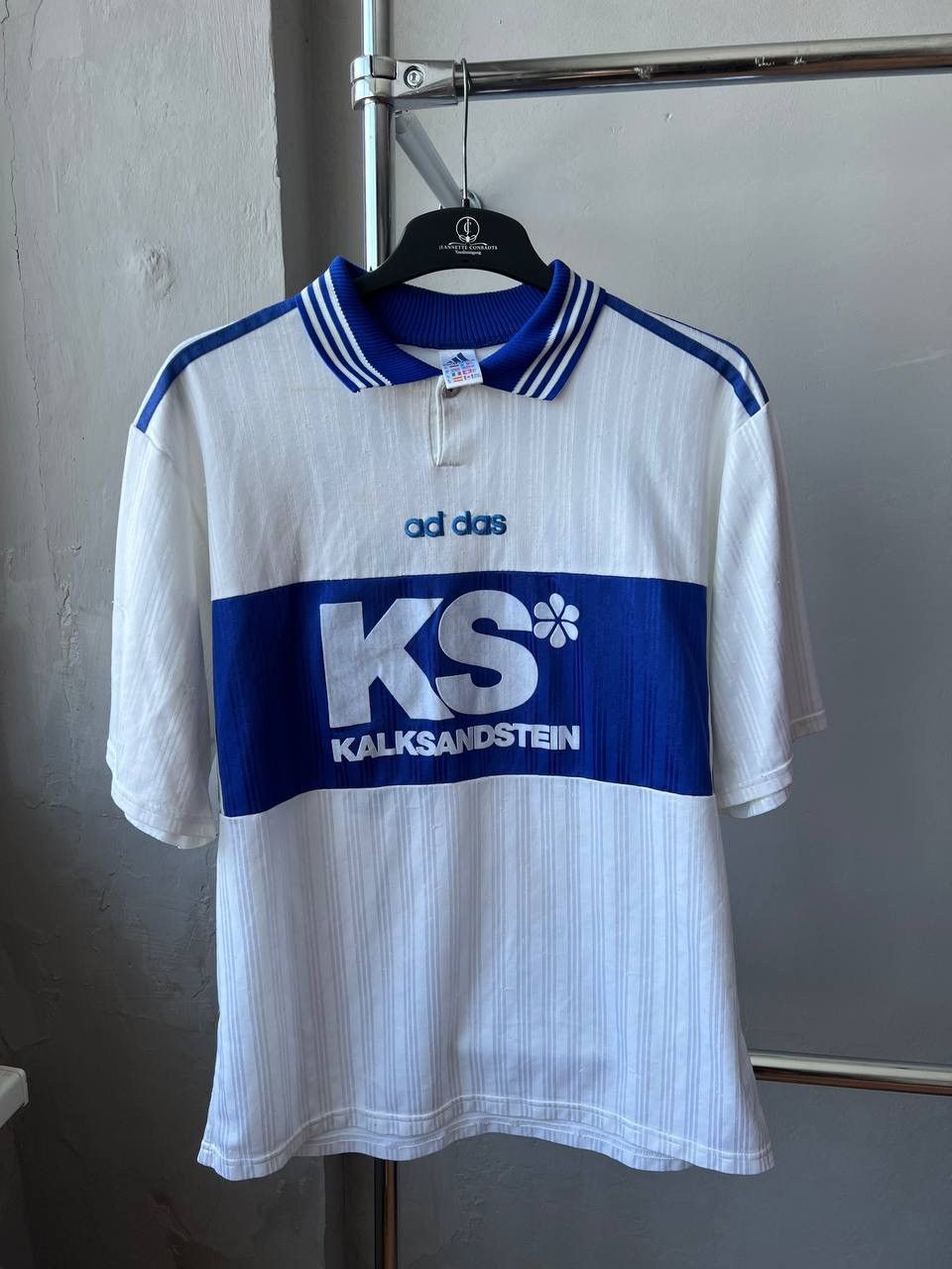 Adidas 1996/97 SKG BICKENBACH #14 AWAY SOCCER JERSEY FOOTBALL SHIRT Size US XL / EU 56 / 4 - 2 Thumbnail