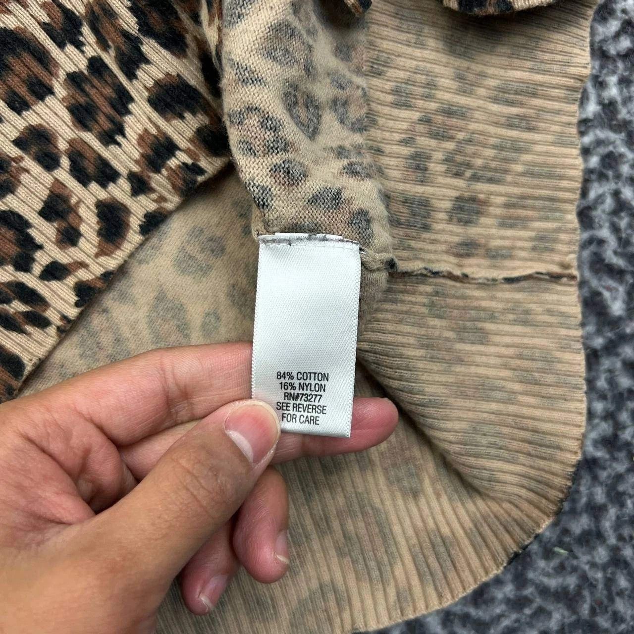 Apt. 9 Apt. 9 Sweater Cardigan Women Brown Leopard Button Up XL Size XL / US 12-14 / IT 48-50 - 7 Thumbnail
