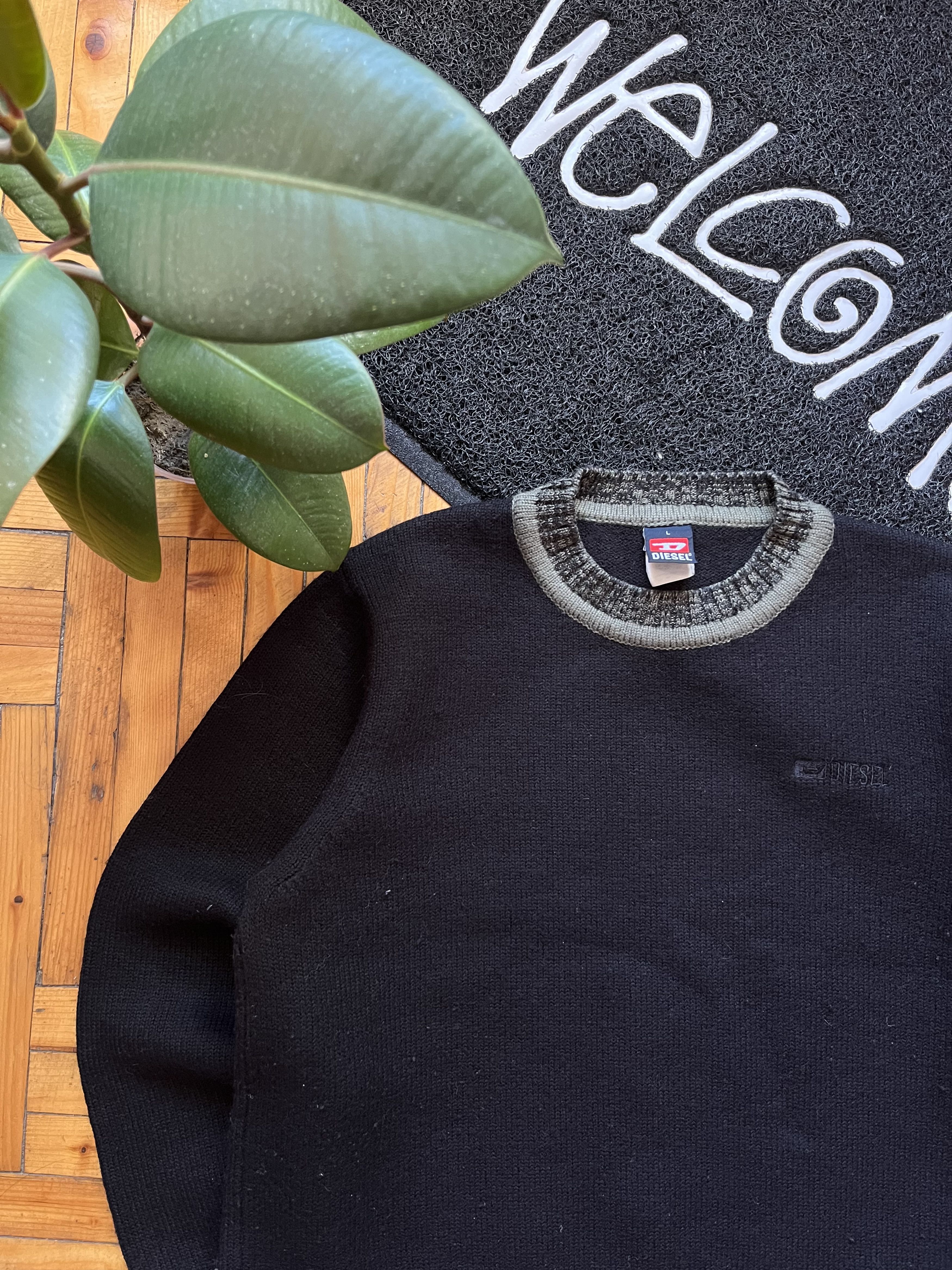 Diesel Vintage Diesel 90's Avant Garde Made In Italy Sweater Knit Size US M / EU 48-50 / 2 - 2 Thumbnail