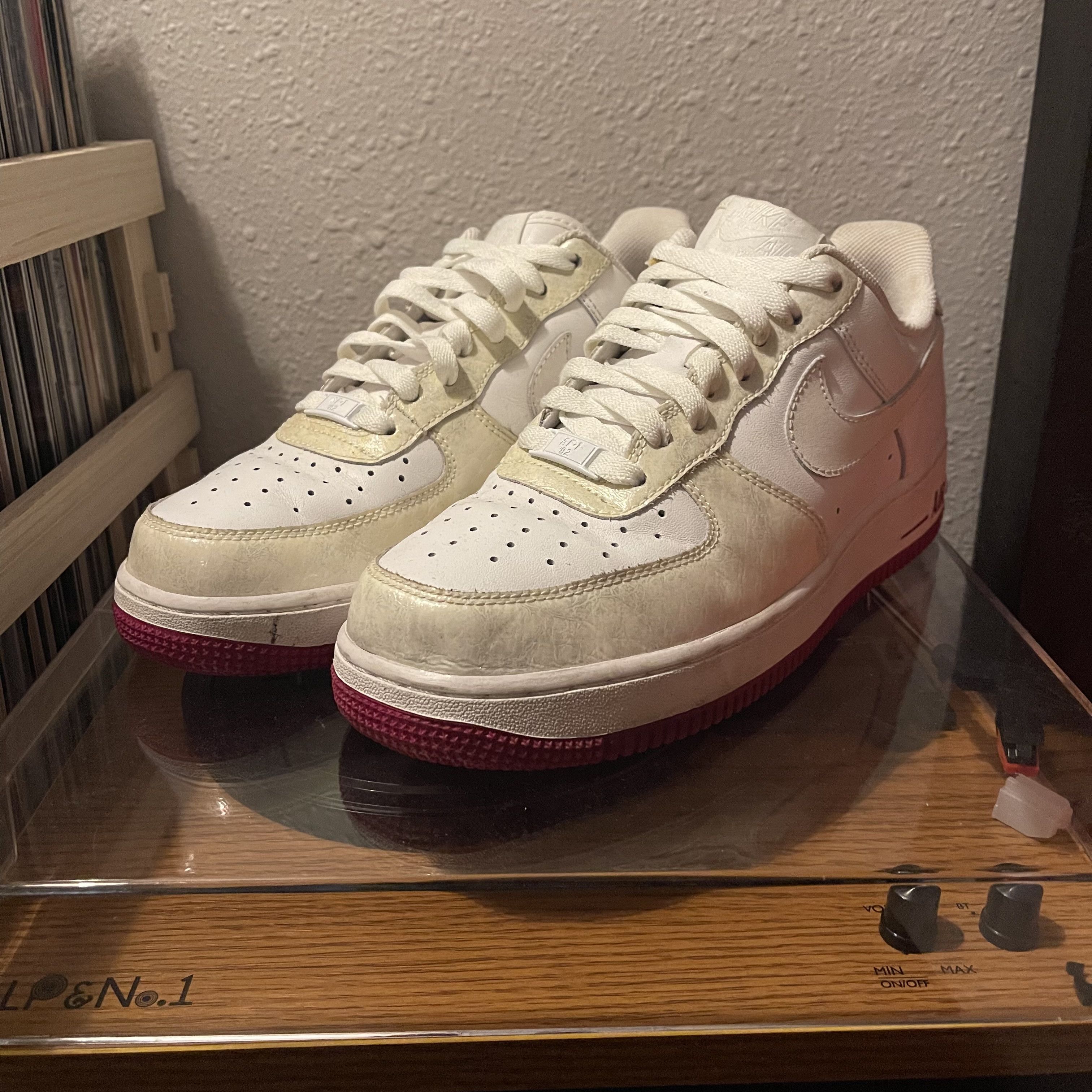 Nike × Vintage 2007 Nike Air Force 1 Rave Pink Size US 9 / IT 39 - 1 Thumbnail