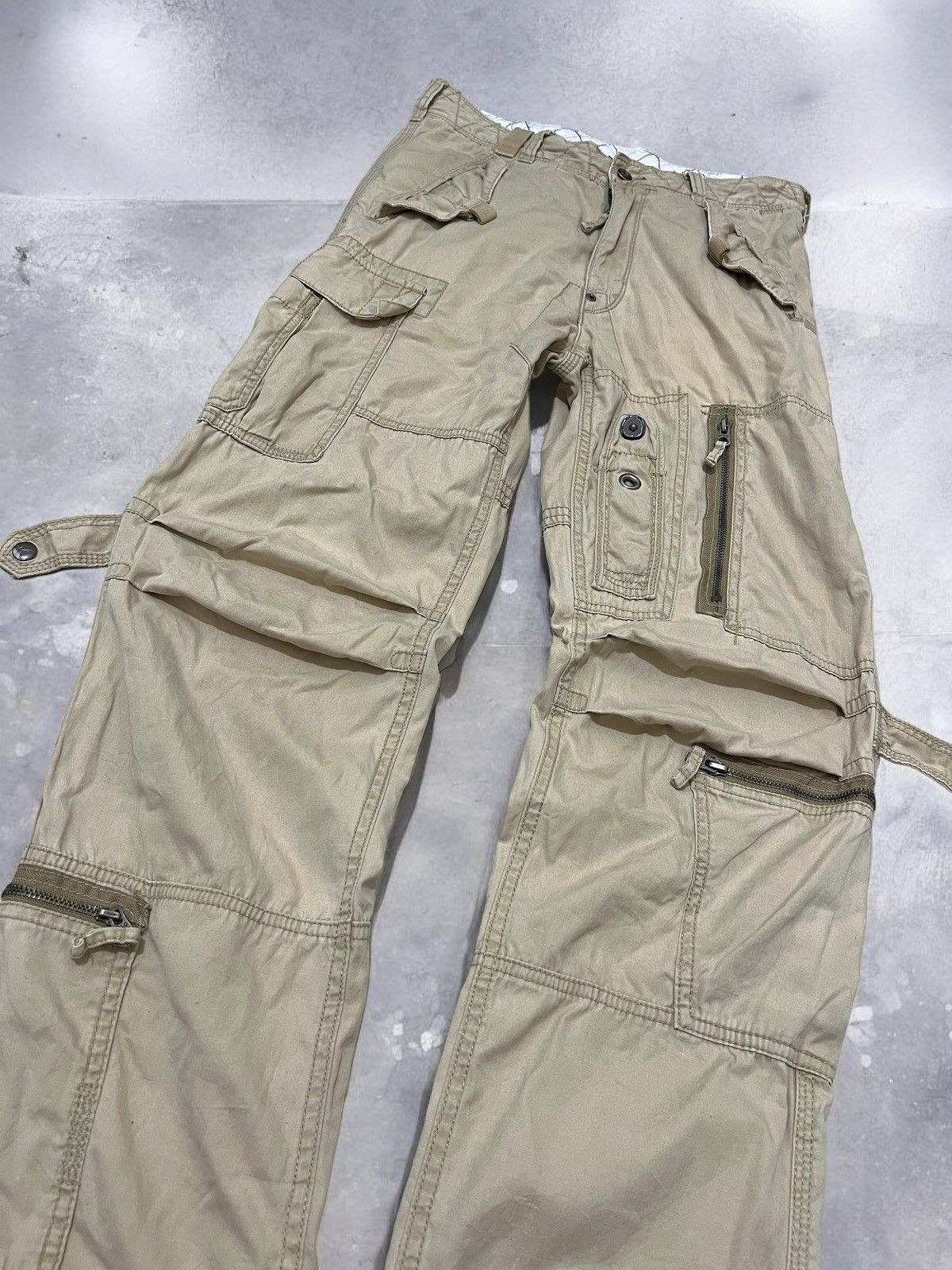 Polo Ralph Lauren × RRL Ralph Lauren Vintage Polo Ralph Lauren Multi Pocket Tactical Combat Pants Size US 30 / EU 46 - 3 Thumbnail